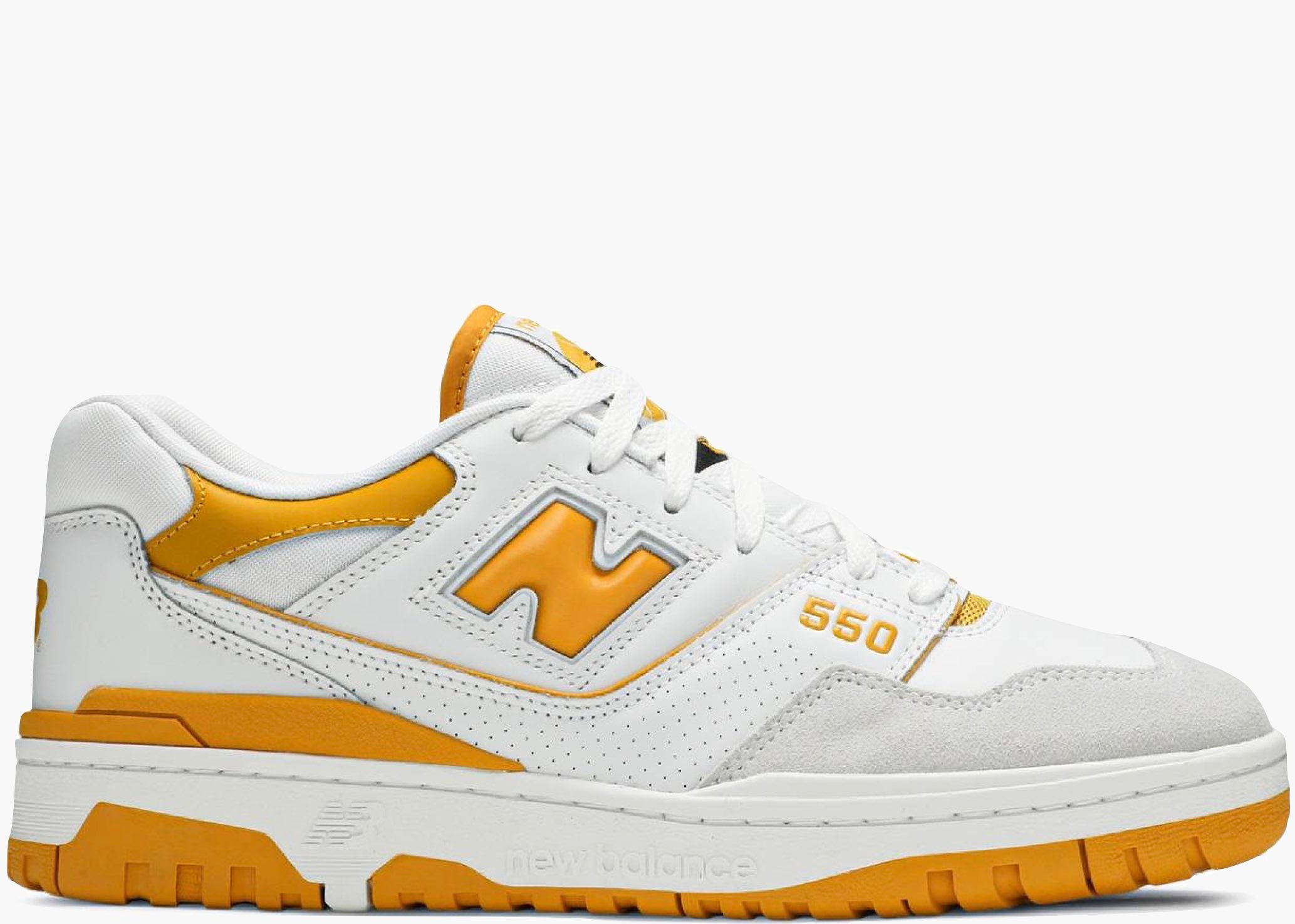 New Balance 550 Sea Salt Varsity Gold
