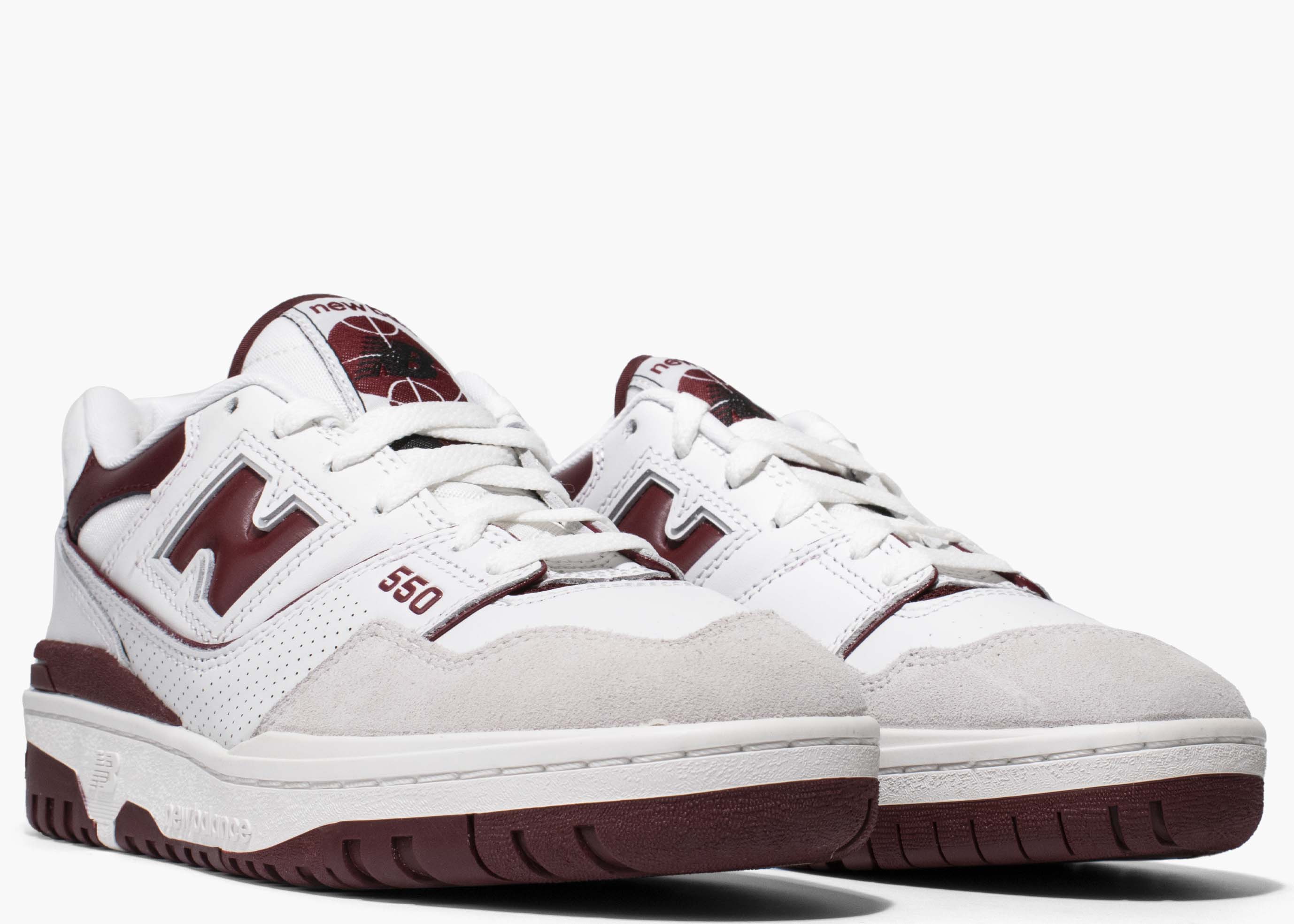 New Balance 550 Sea Salt Burgundy BB550LI1 Hype Clothinga Limited Edition