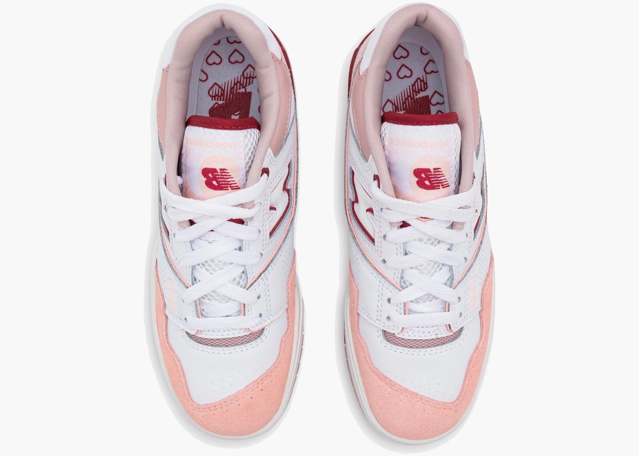 New Balance 550 White Scarlet (W) Hype Clothinga Limited Edition
