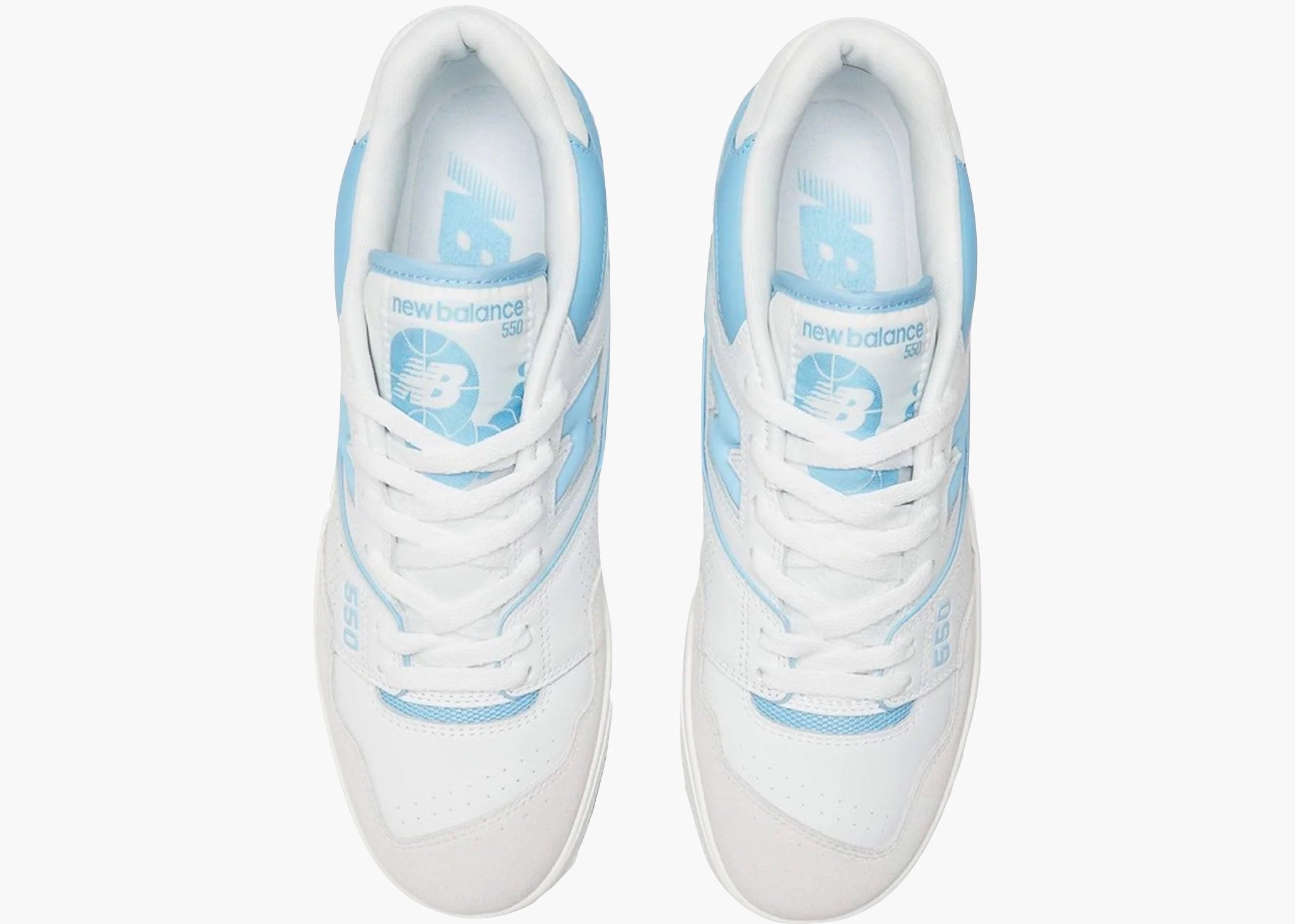 New Balance 550 White University Blue Grey Toe Hype Clothinga Limited Edition