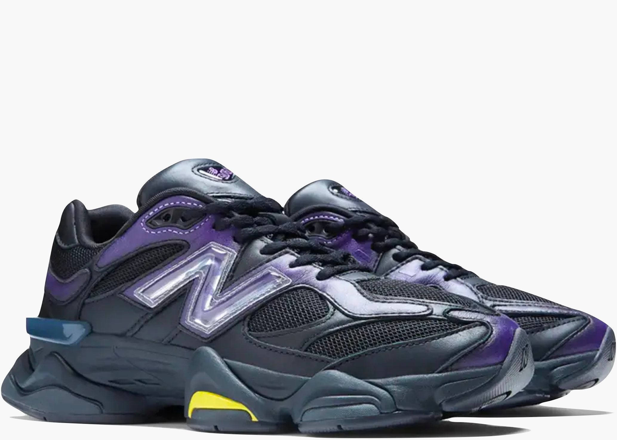 New Balance 9060 Mowalola Burglarwear Black Purple Yellow Hype Clothinga Limited Edition