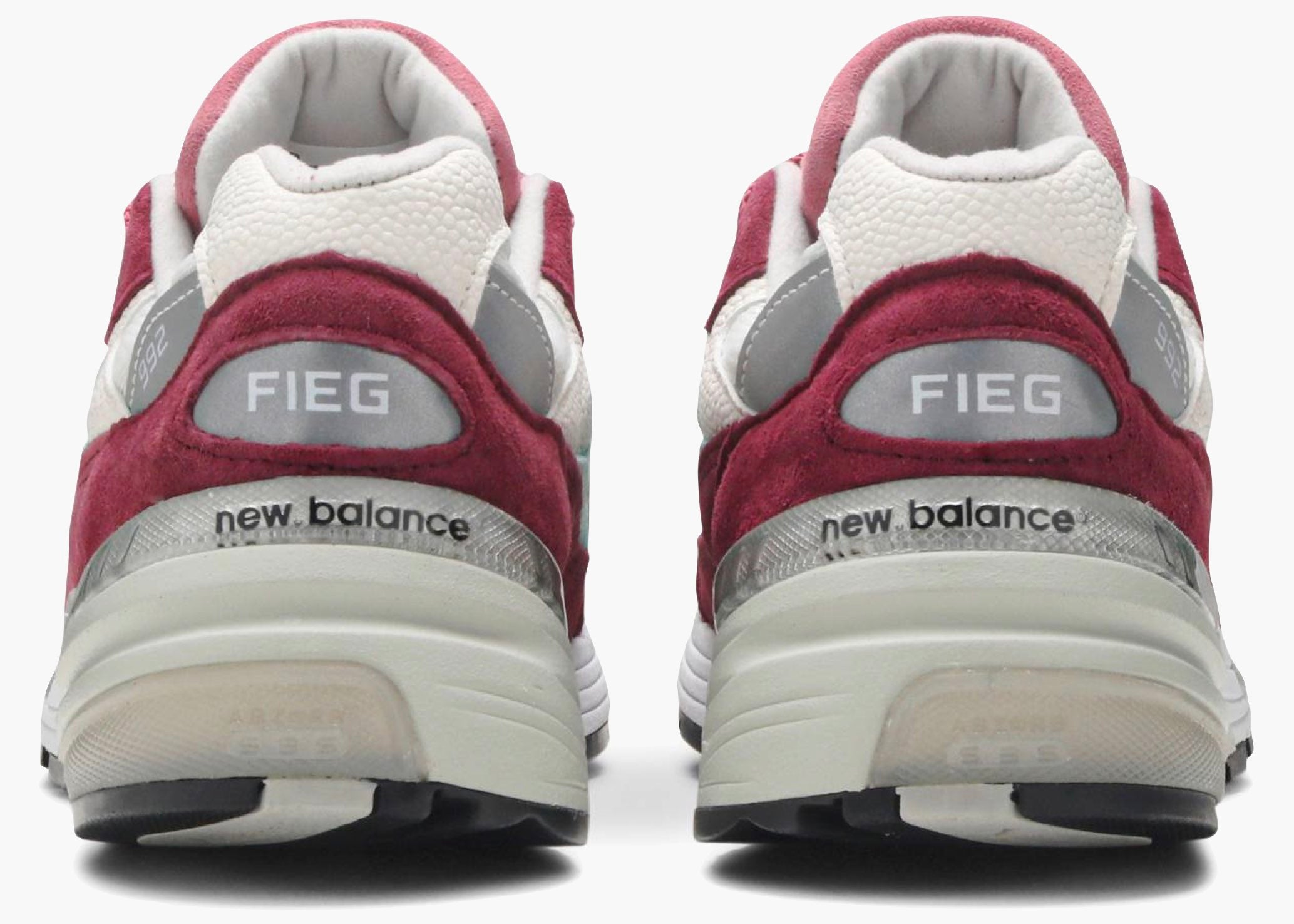 New Balance 992 Kith Kithmas Burgundy White M992KB Hype Clothinga