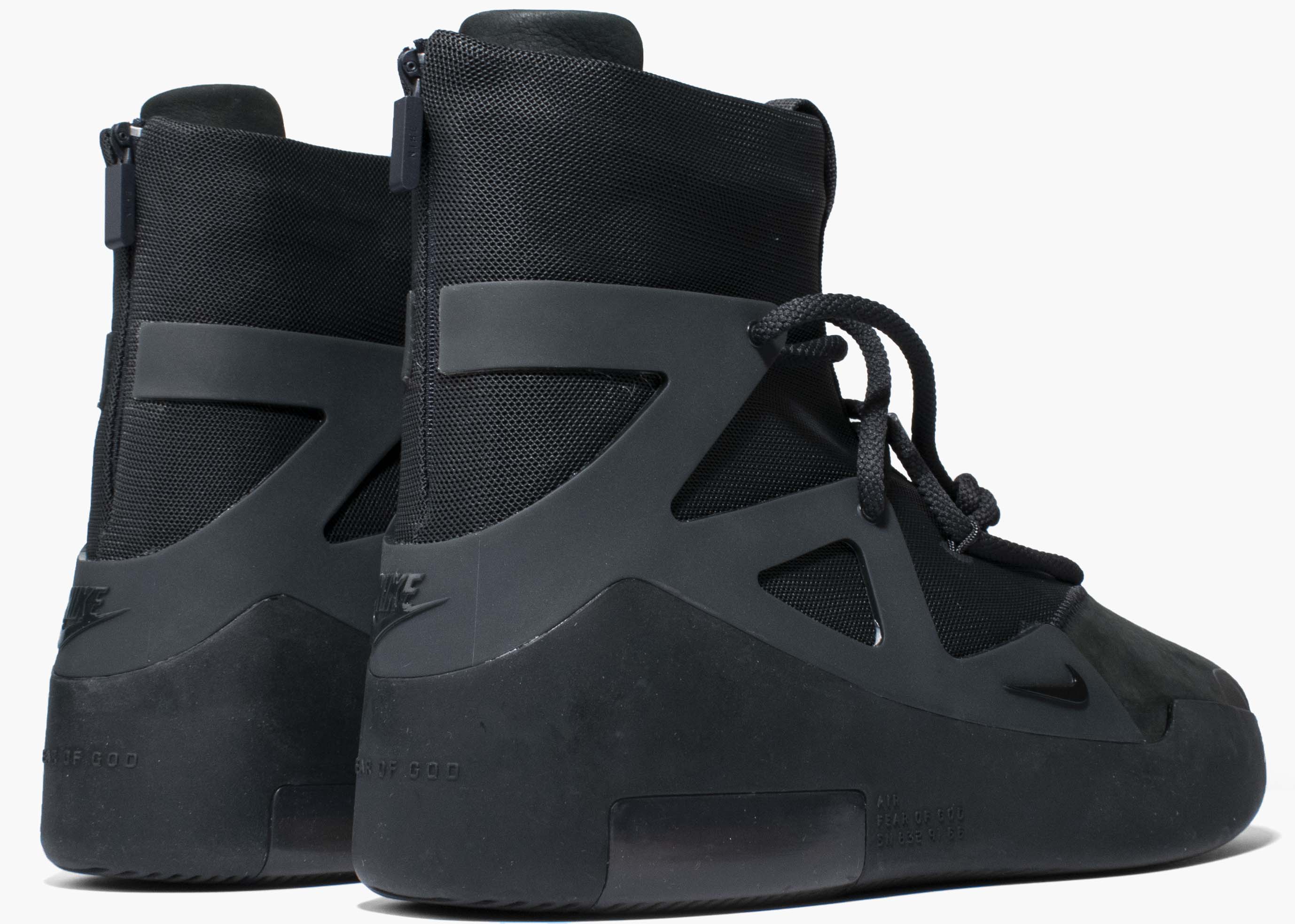 Nike Air Fear Of God 1 Triple Black AR4237-005 Hype Clothinga Limited Edition