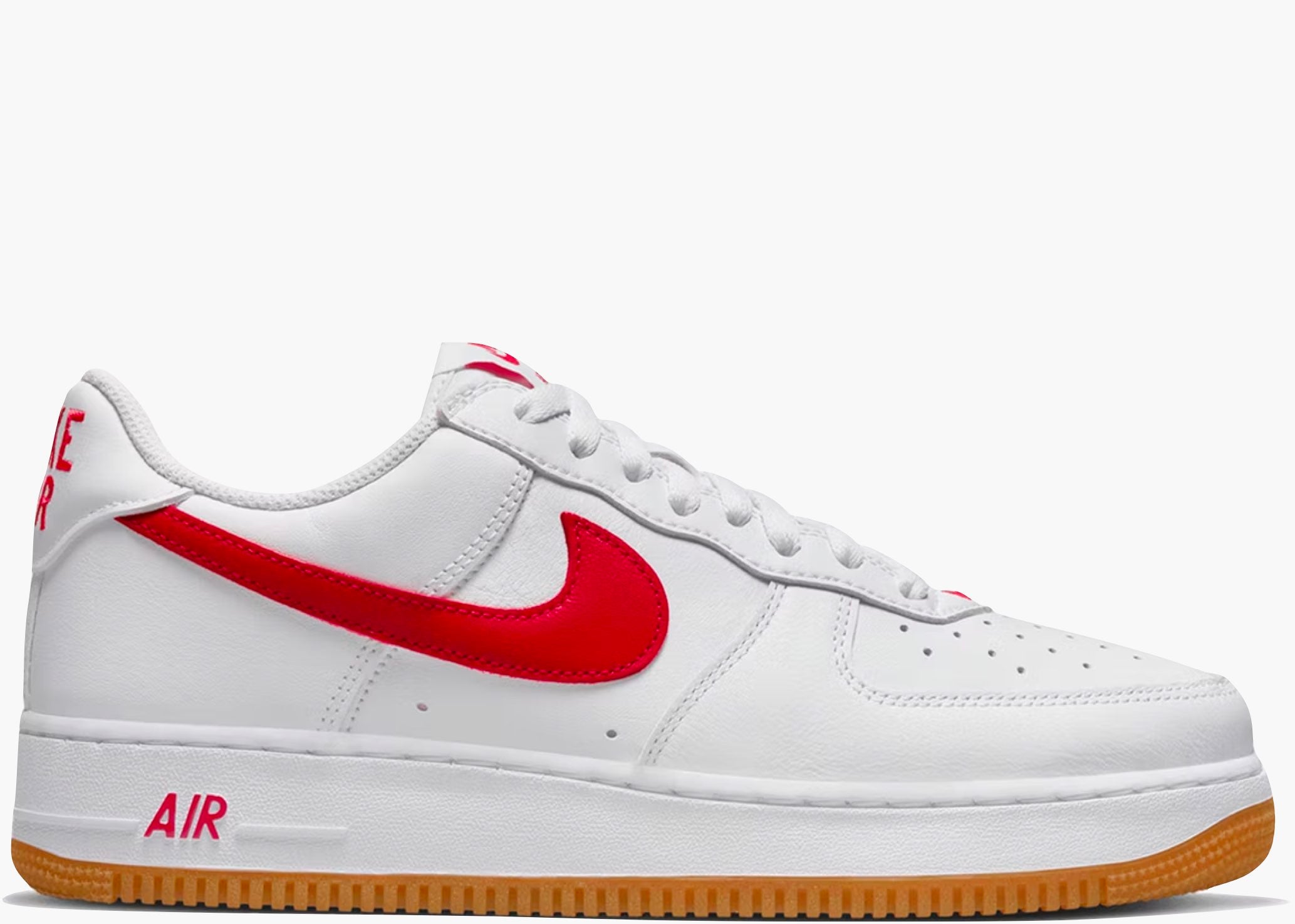 Nike Air Force 1 '07 Low Color of the Month University Red Gum Hype clothinga Limited Edition