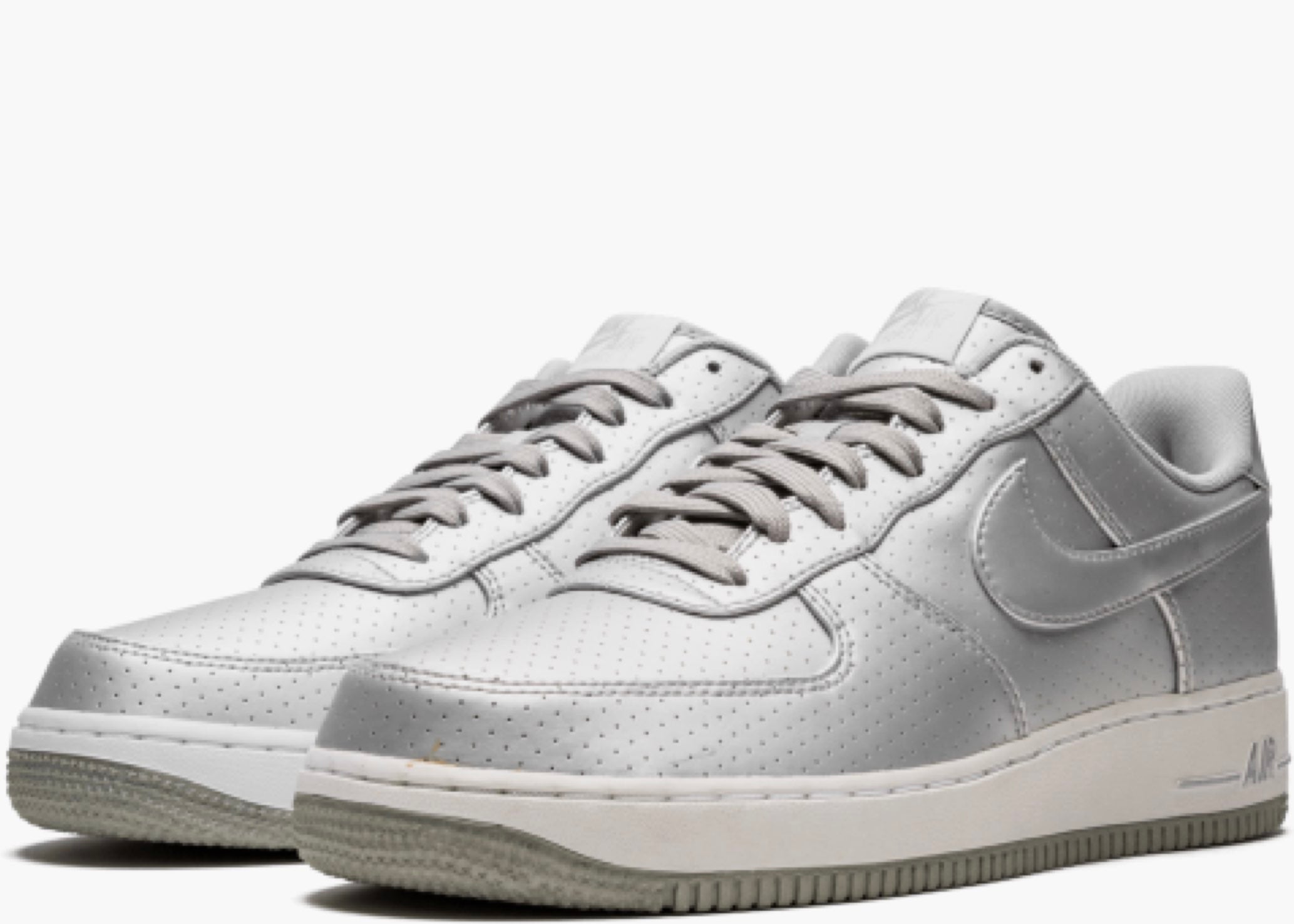 Nike Air Force 1 '07 Lv8 Metallic Silver 718152-013 Hype Clothinga
