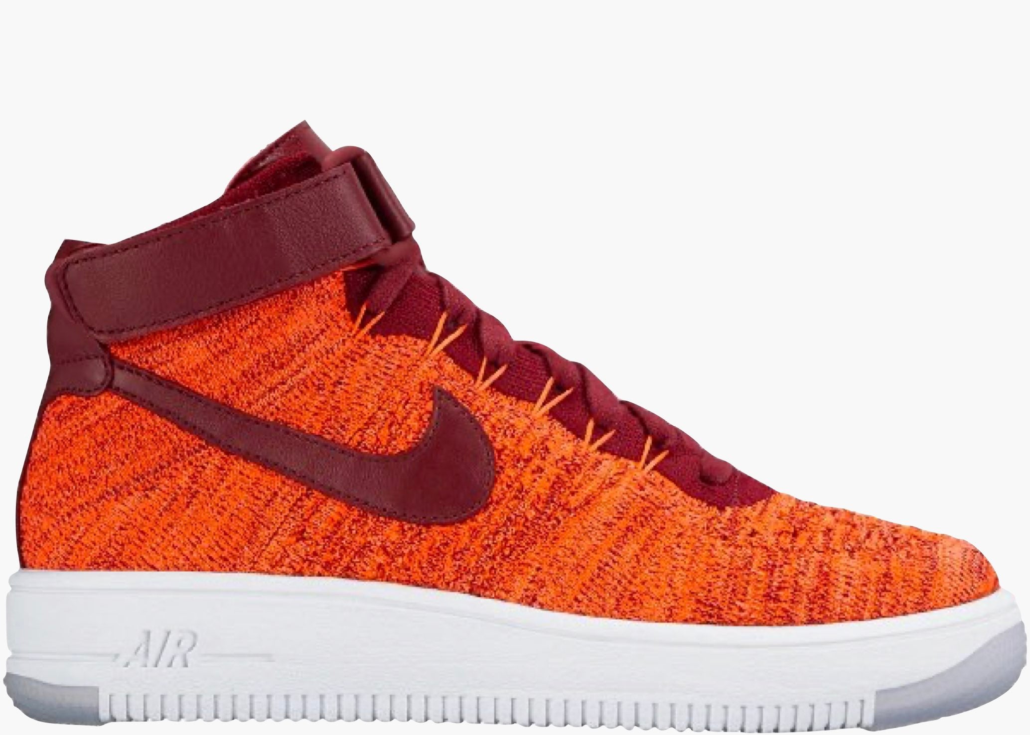 Nike Air Force 1 Flyknit Total Crimson Team Red (w) 818018-800 Hype Clothinga