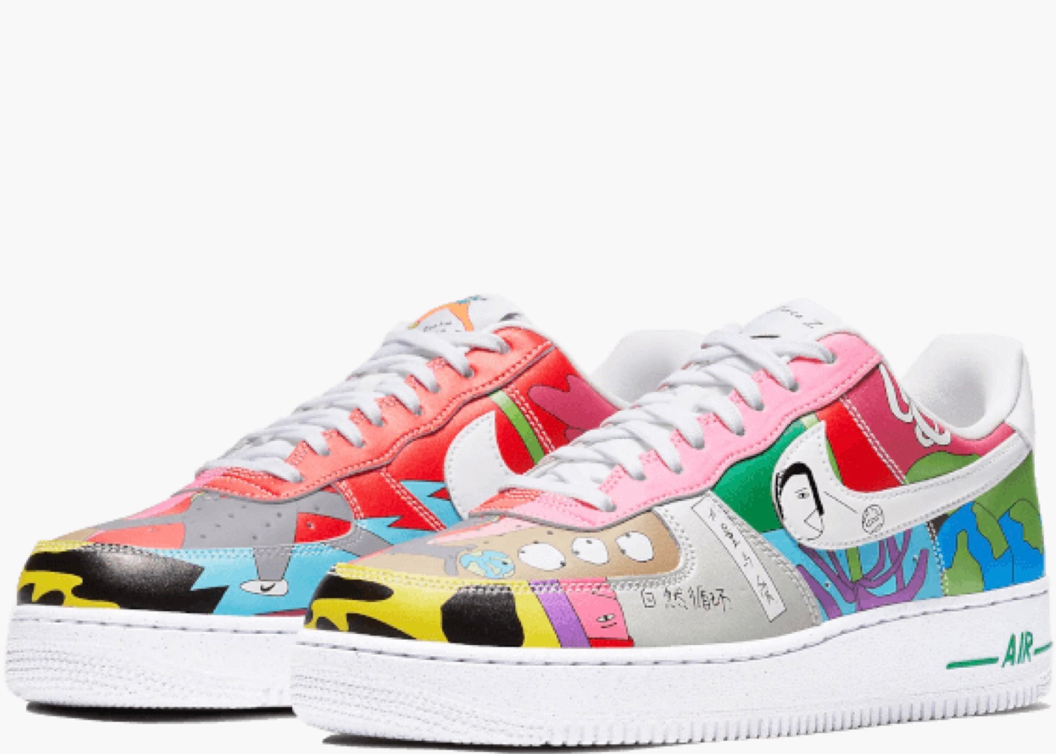 Nike Air Force 1 Flyleather Ruohan Wang CZ3990-900 Hype Clothinga