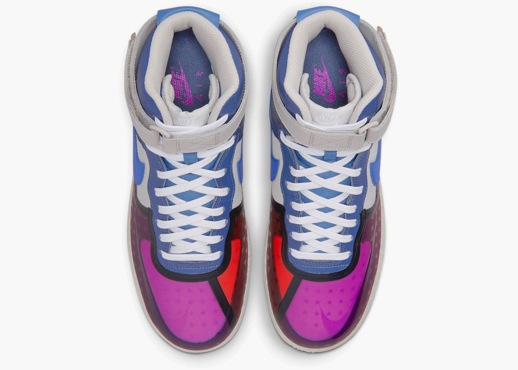 Nike Air Force 1 High '07 Premium Thunder Blue Pink Prime Hype Clothinga Limited Edition.