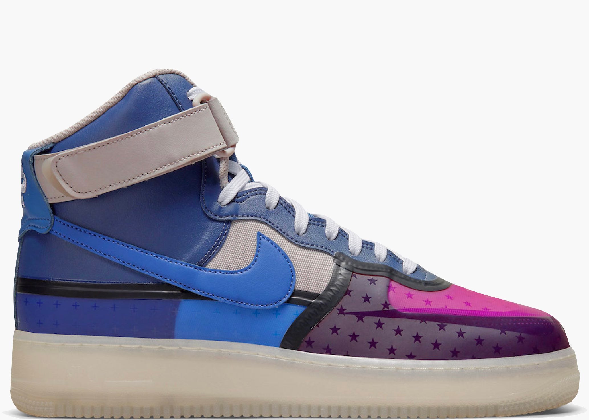 Nike Air Force 1 High '07 Premium Thunder Blue Pink Prime Hype Clothinga Limited Edition.