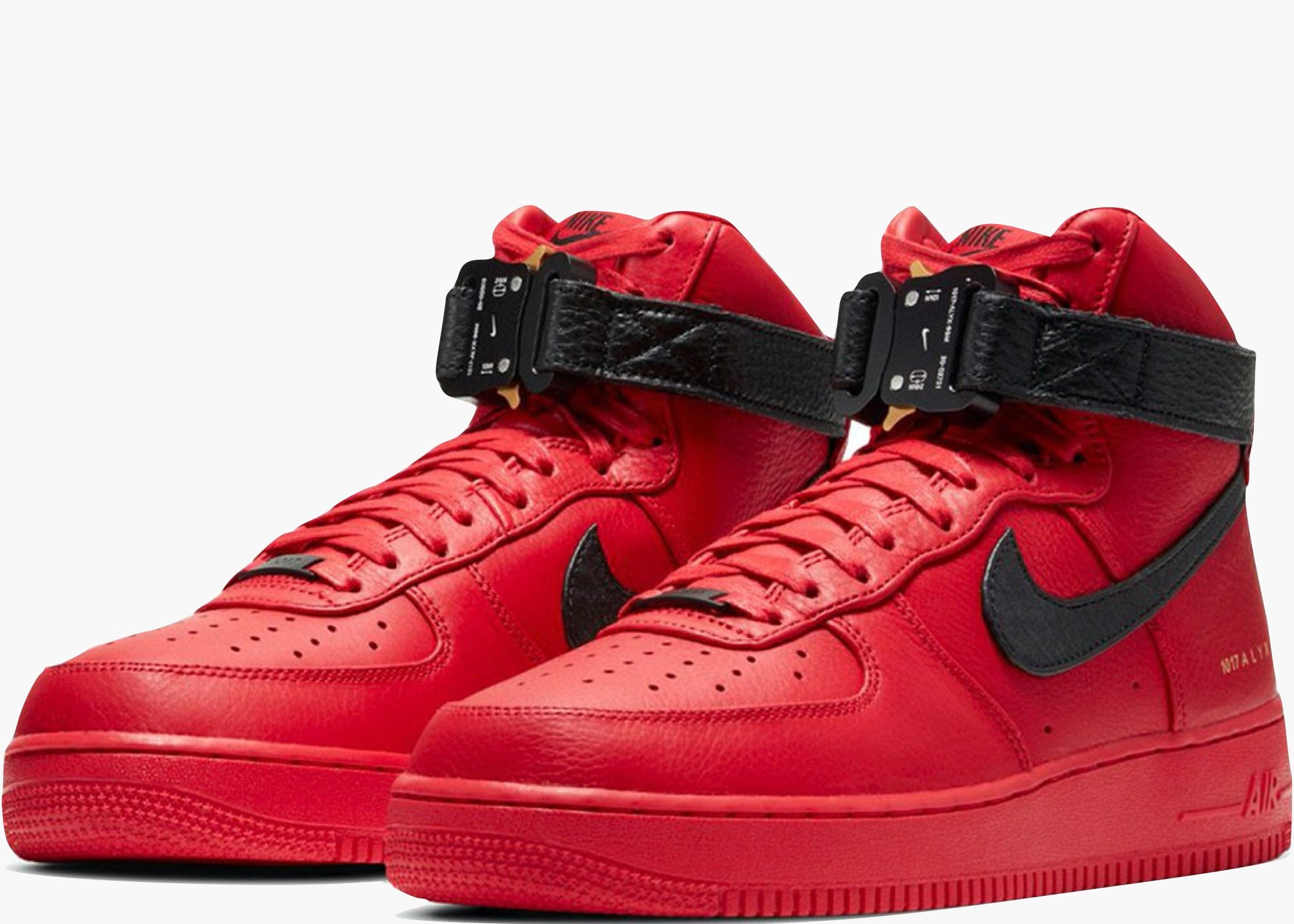 Nike Air Force 1 High 1017 ALYX 9SM Red Black Hype Clothinga Limited Edition