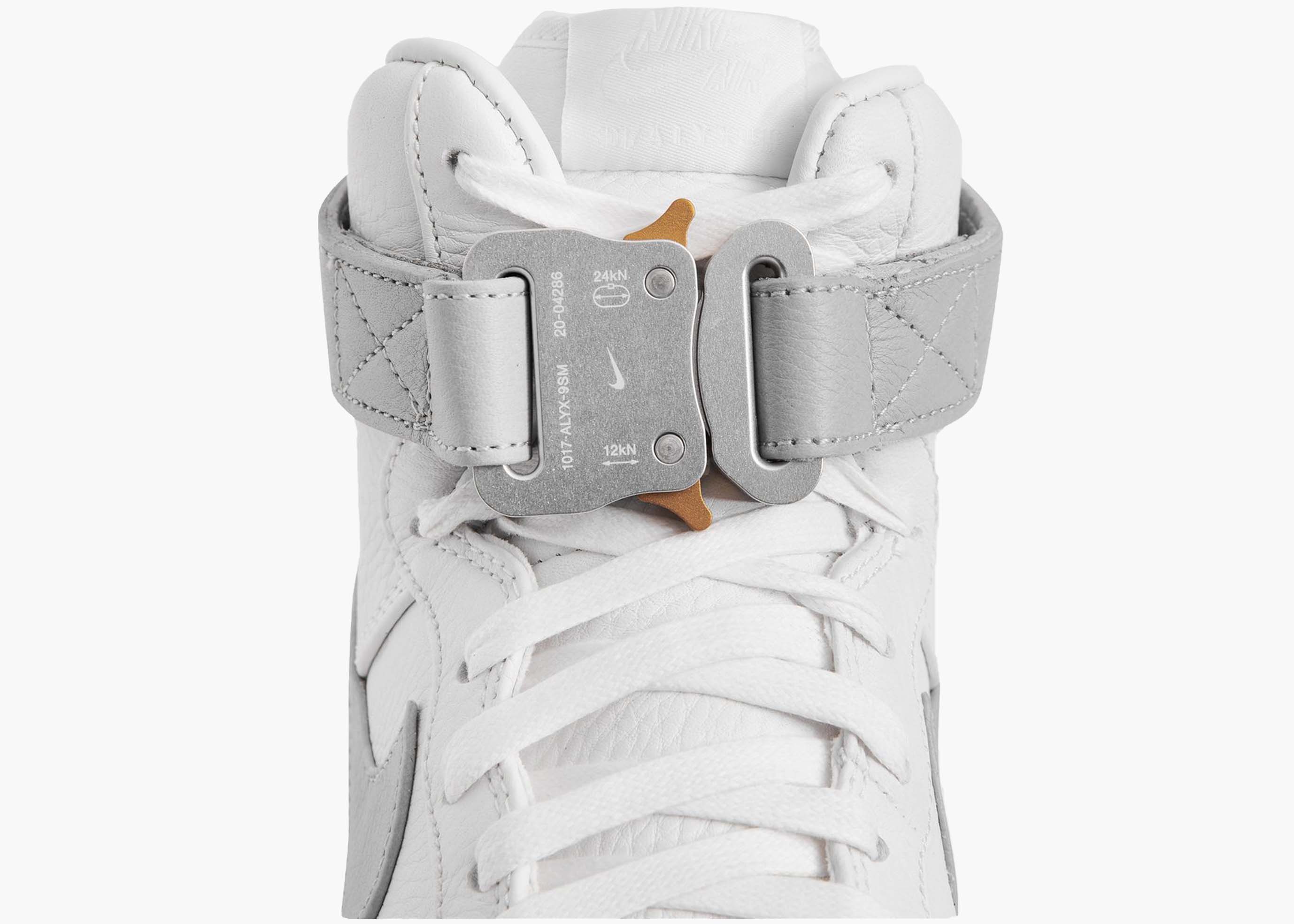 Nike Air Force 1 High 1017 ALYX 9SM White Grey (2021) CQ4018-104 Hype Clothinga Limited Edition