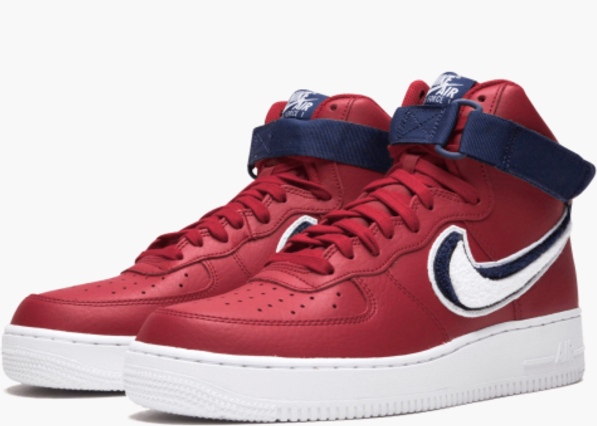 Nike Air Force 1 High 3d Chenille Swoosh 806403-603 Hype Clothinga