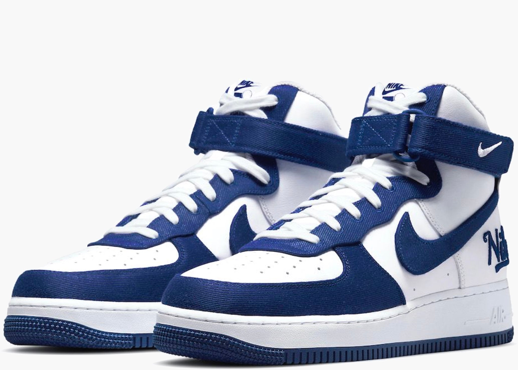 Nike Air Force 1 High EMB Dodgers DC8168-100 Hype Clothinga