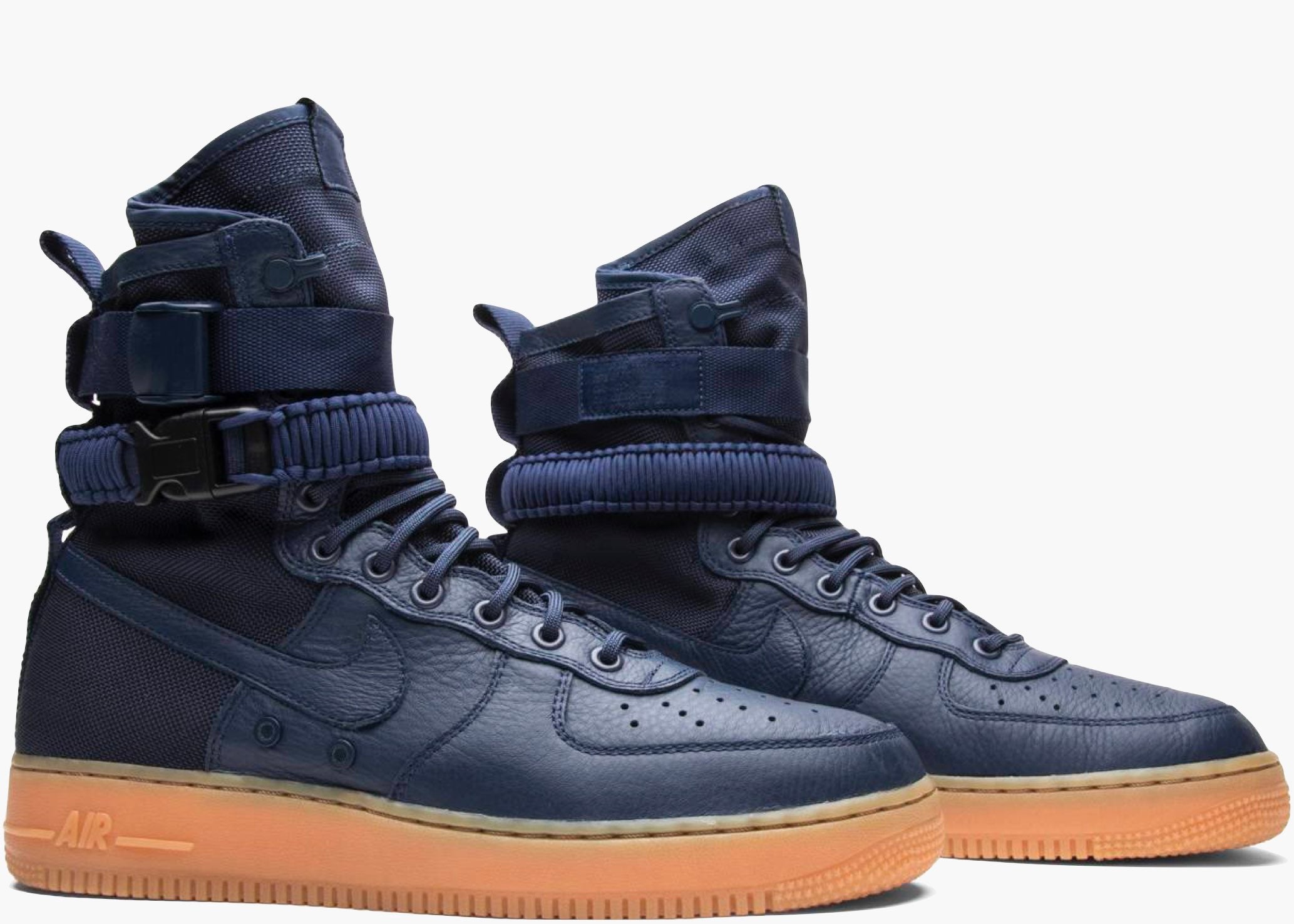 Nike Air Force 1 High Sf Navy Gum 864024-400 Hype Clothinga