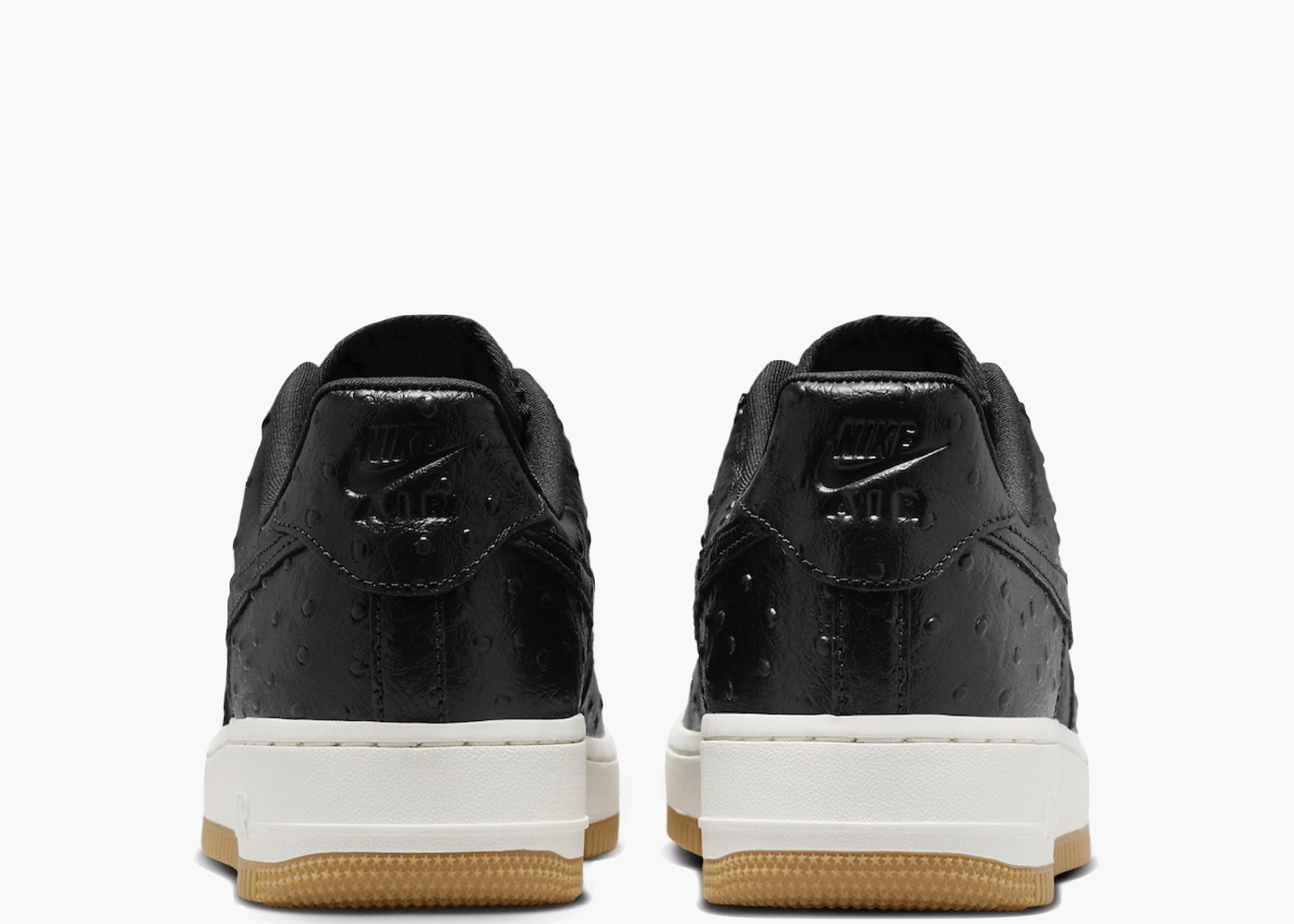 Nike Air Force 1 Low '07 Black Ostrich Gum (W) DZ2708-002 Hype Clothinga Limited Edition