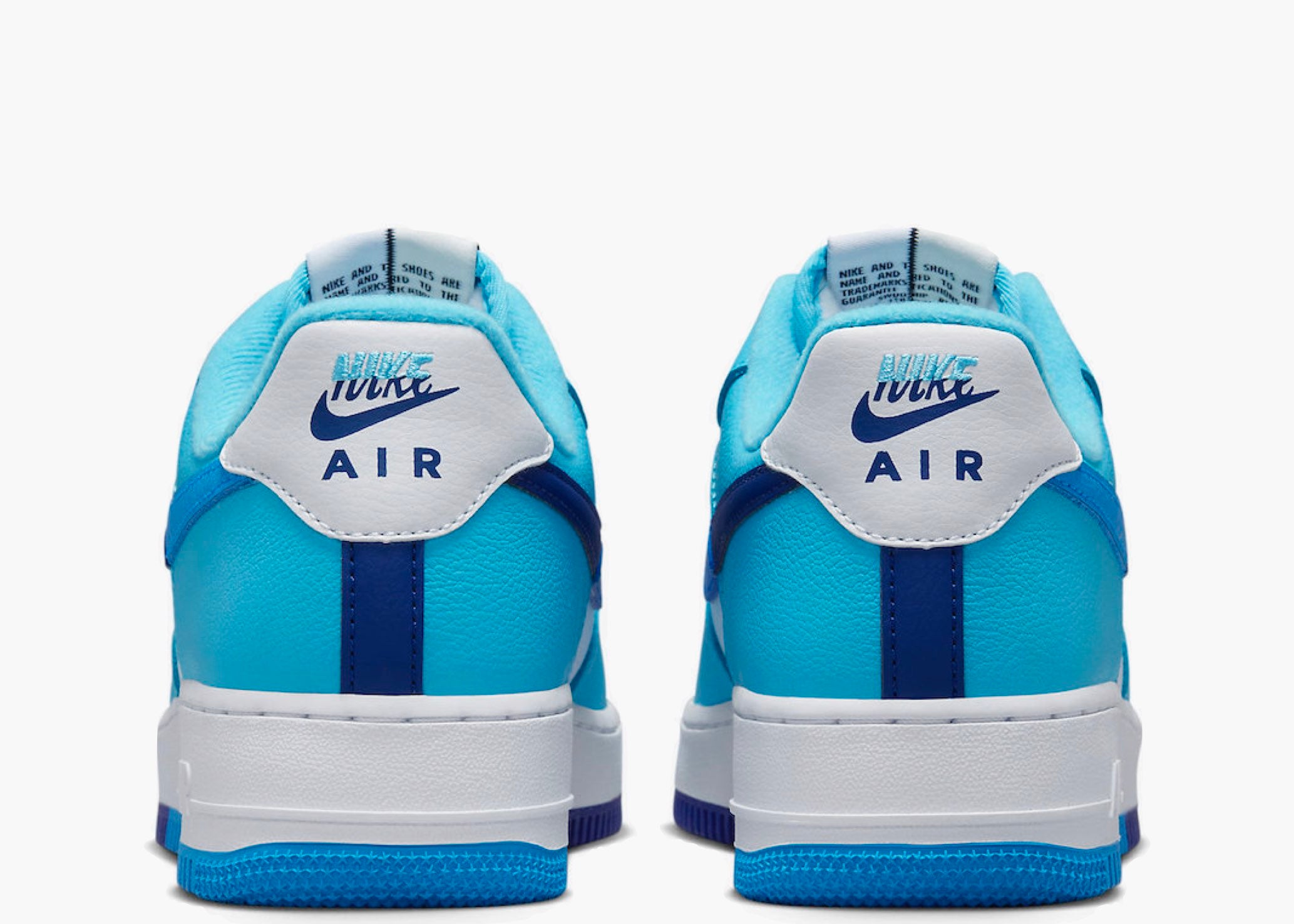 Nike Air Force 1 Low '07 LV8 Split Light Photo Blue Deep Royal DZ2522-100 Hype Clothinga Limited Edition