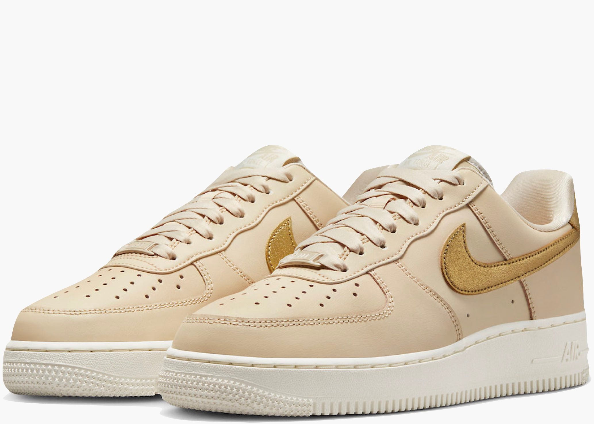 Nike Air Force 1 Low '07 Sanddrift Metallic Gold (W)  DQ7569-102 Hype Clothinga Limited Edition