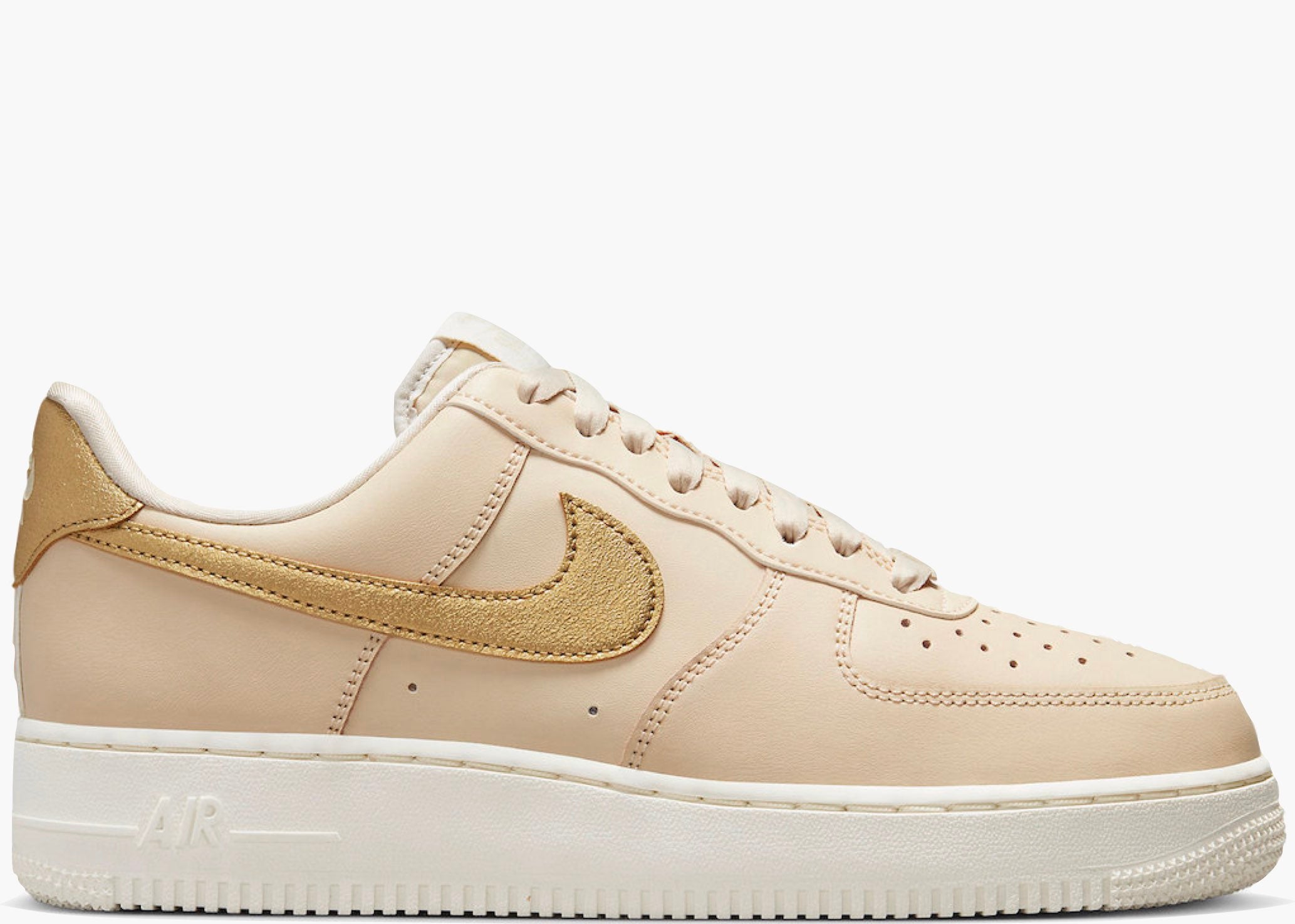 Nike Air Force 1 Low '07 Sanddrift Metallic Gold (W)  DQ7569-102 Hype Clothinga Limited Edition