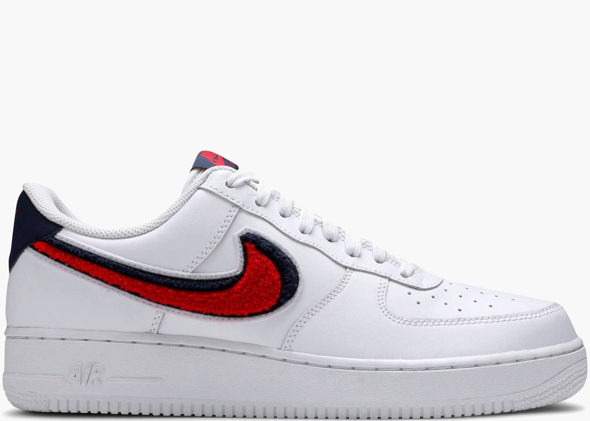 Nike Air Force 1 Low 3d Chenille Swoosh 823511-106 Hype Clothinga