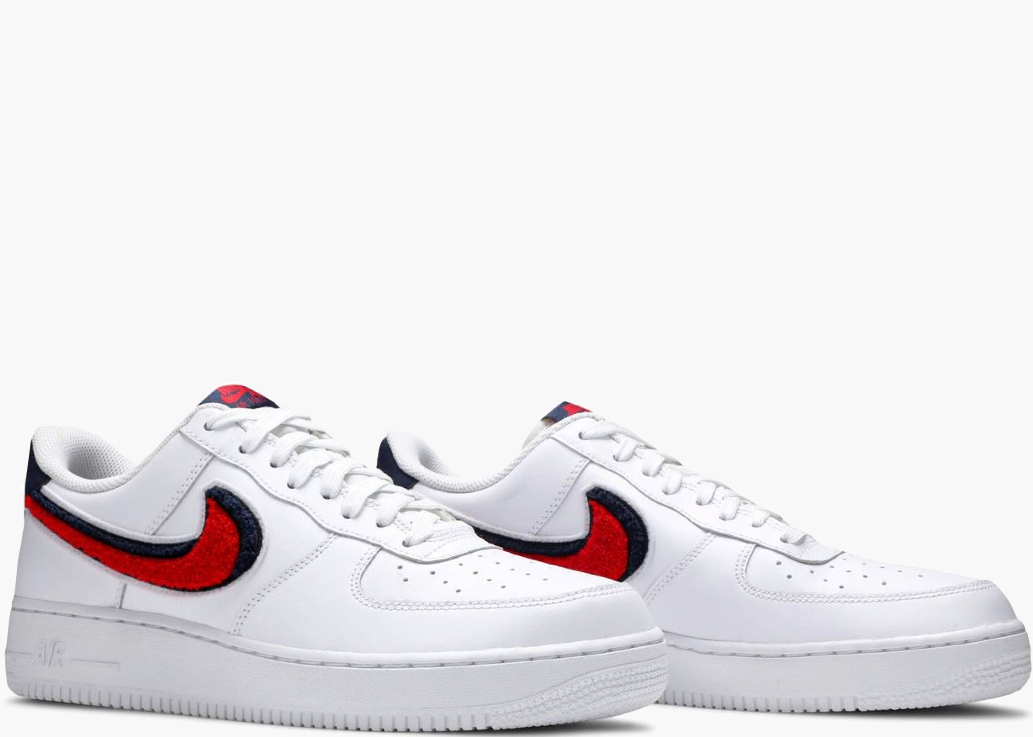 Nike Air Force 1 Low 3d Chenille Swoosh 823511-106 Hype Clothinga