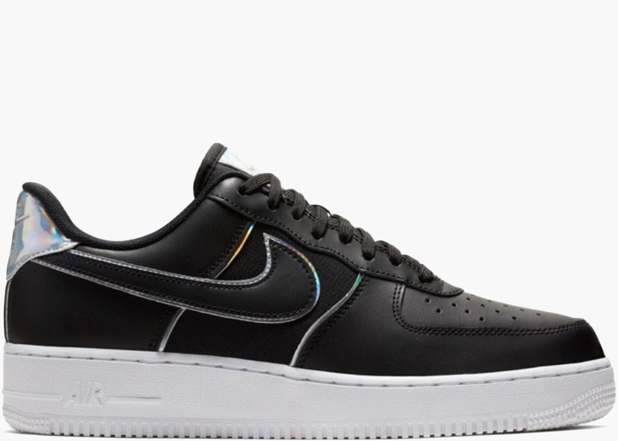 Nike Air Force 1 Low Black Iridescent Outline AT6147-001 Hype Clothinga