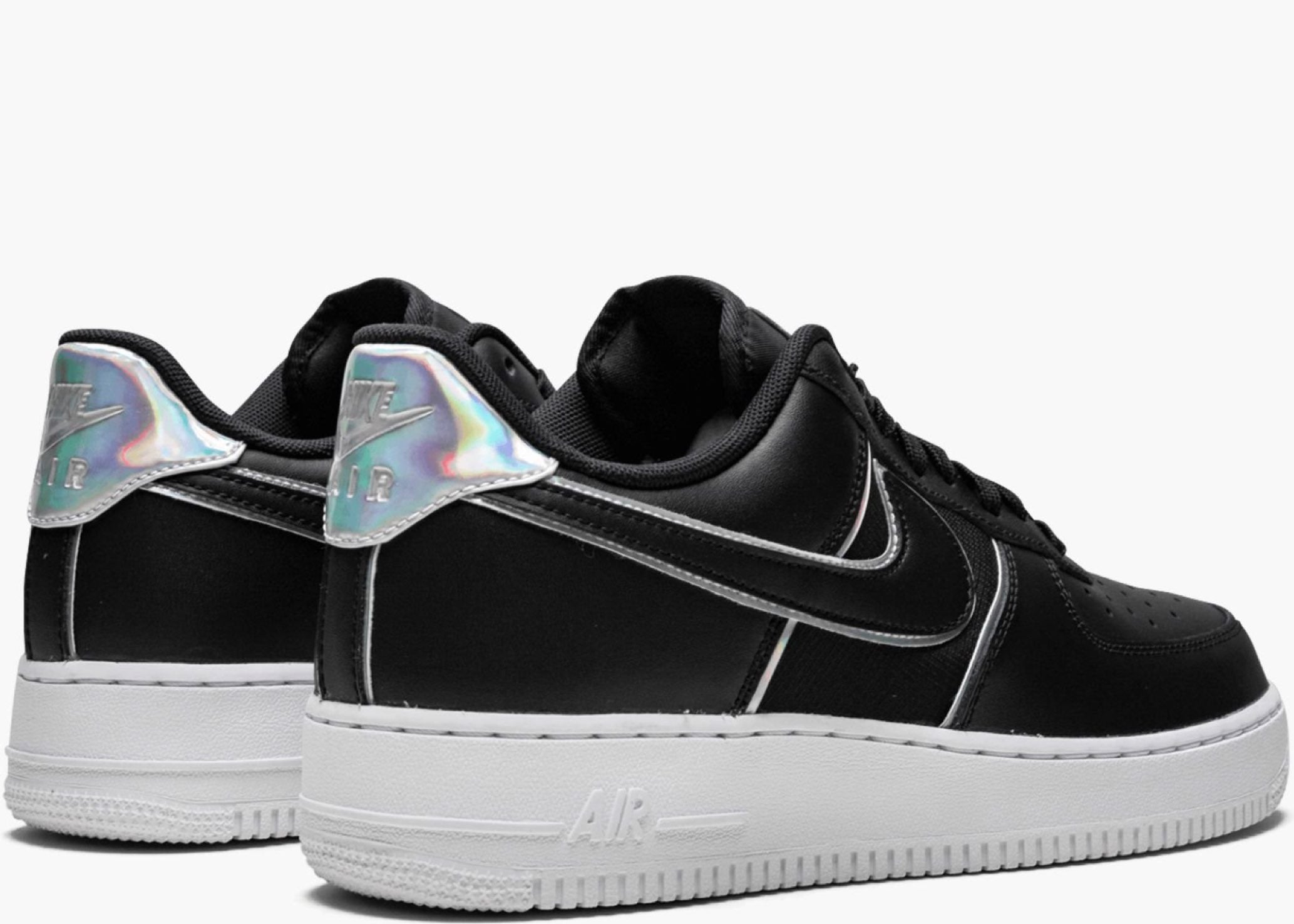 Nike Air Force 1 Low Black Iridescent Outline AT6147-001 Hype Clothinga