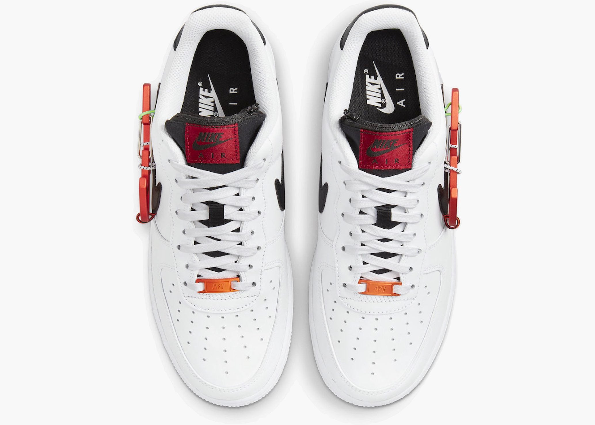 Nike Air Force 1 Low Carabiner Swoosh Red Hype Clothinga Limited Edition