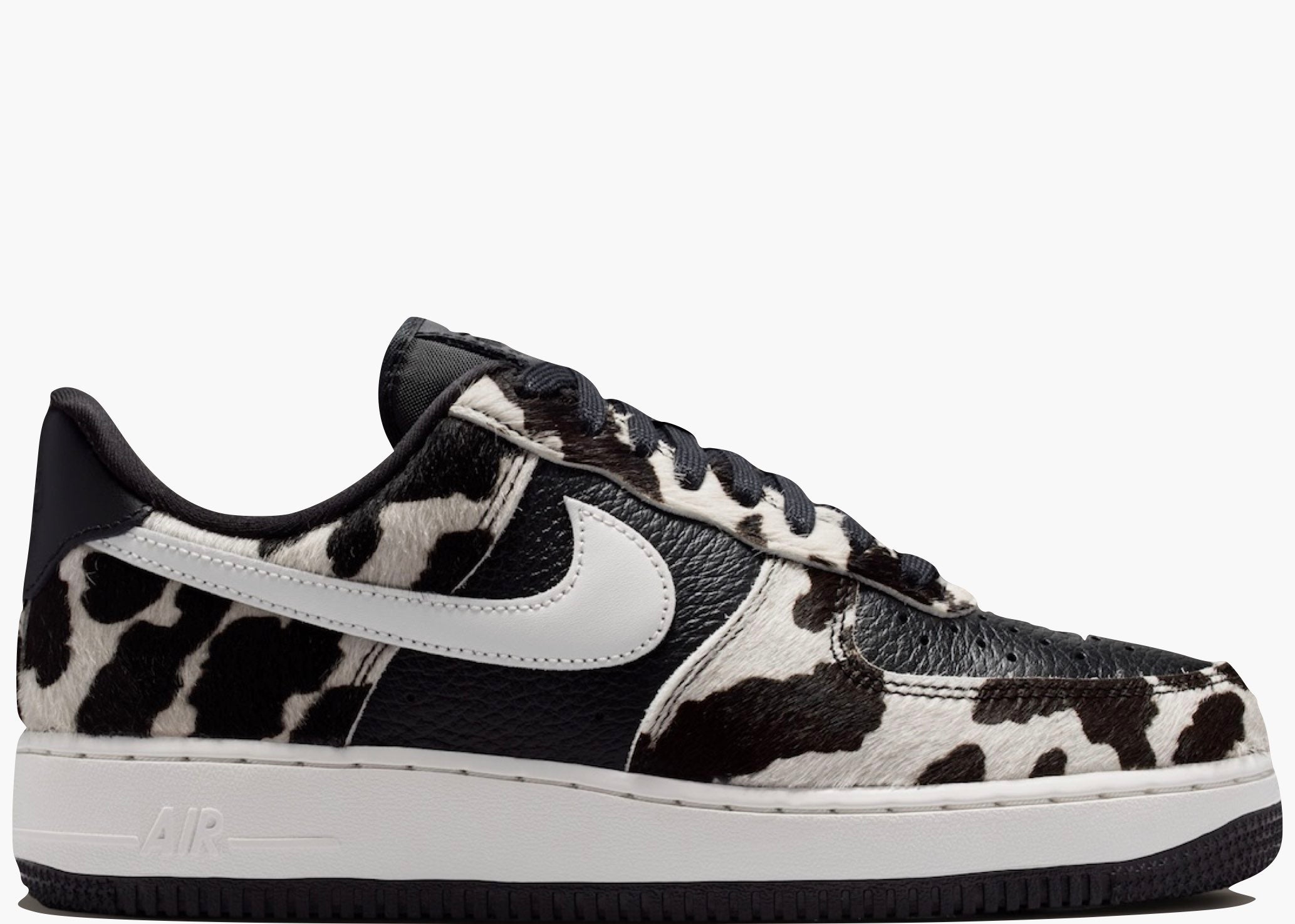Nike Air Force 1 Low Cow Print Black (W) IO0442-001 Hype Clothinga Limited Edition