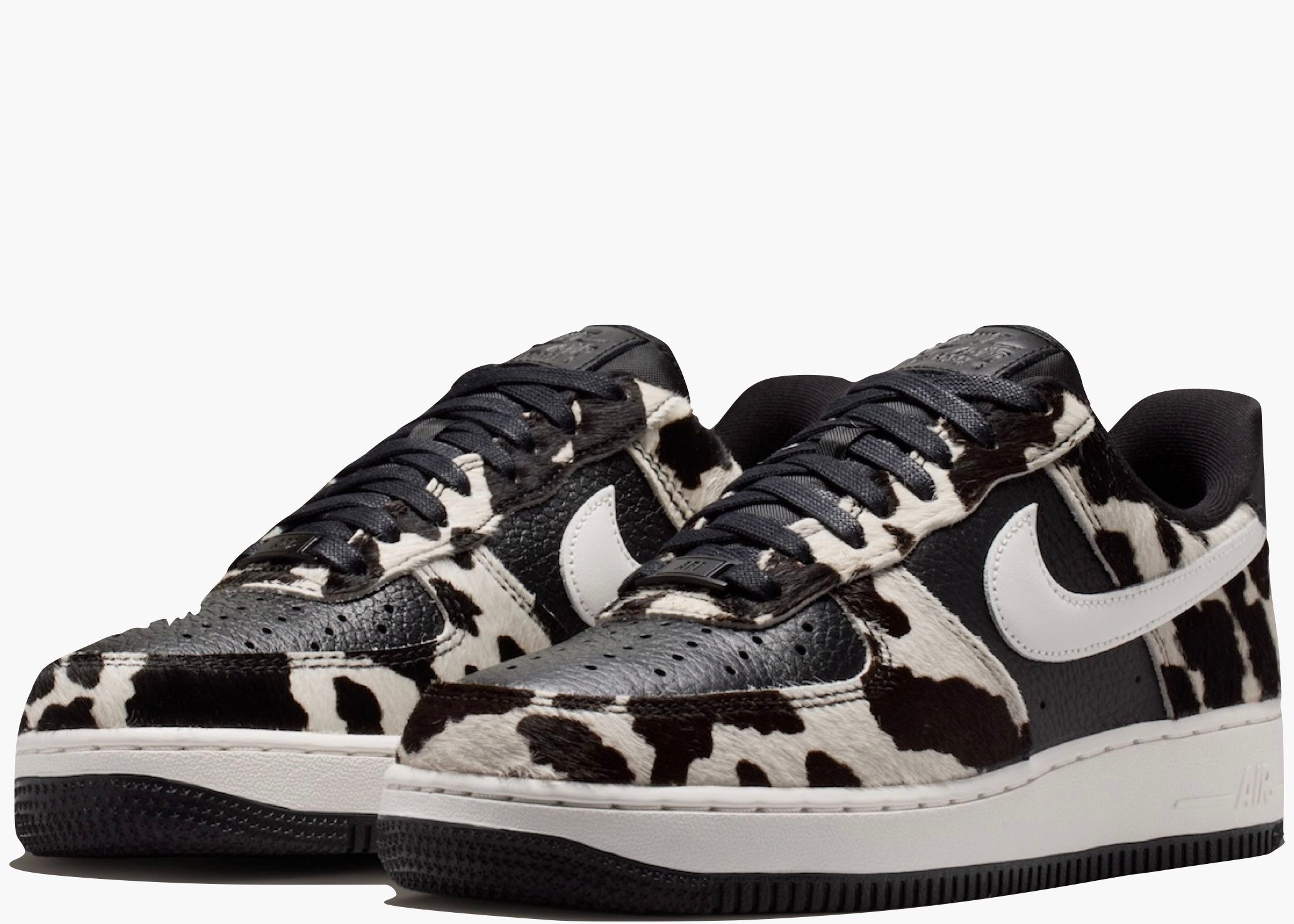 Nike Air Force 1 Low Cow Print Black (W) IO0442-001 Hype Clothinga Limited Edition
