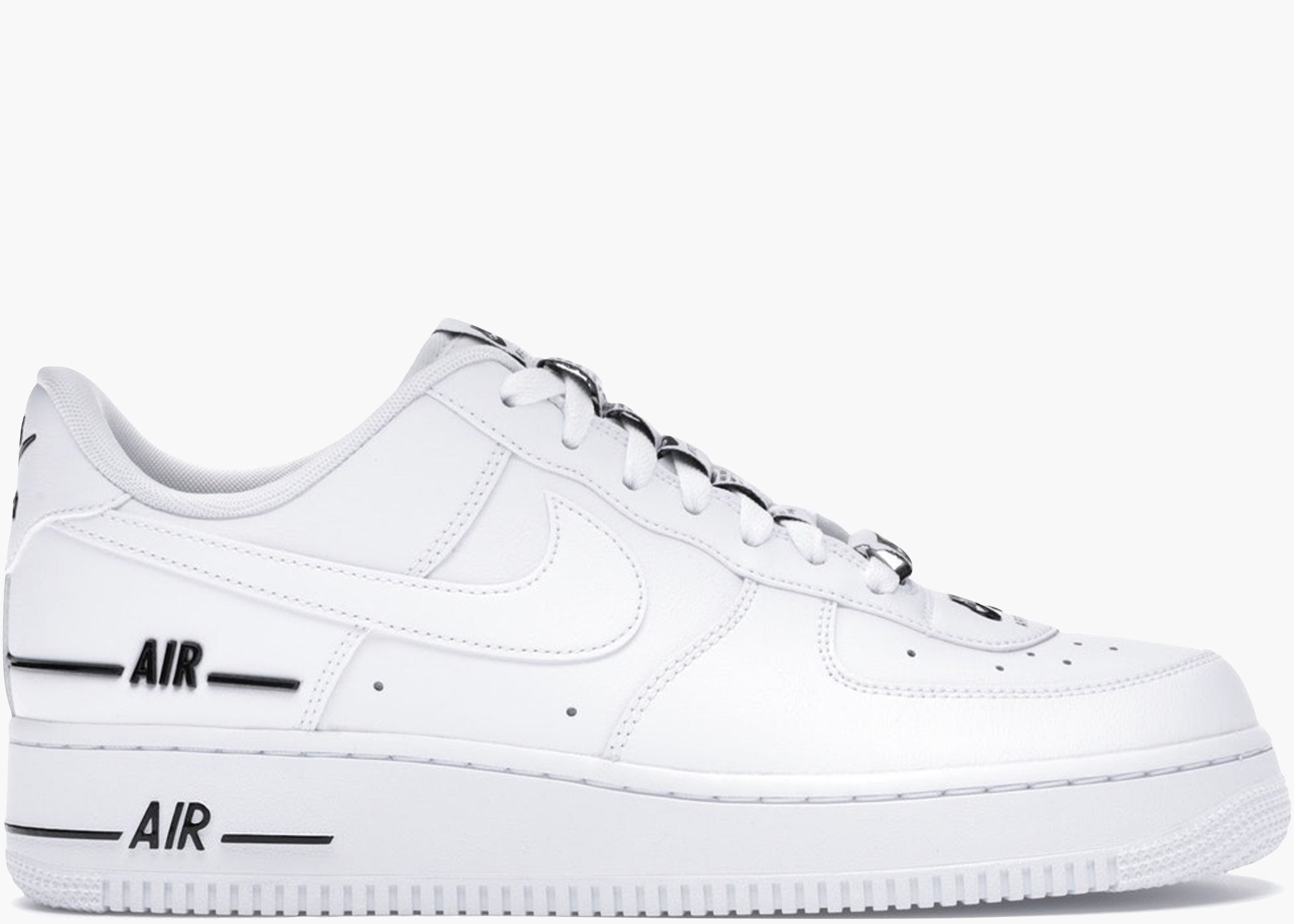 Nike Air Force 1 Low Double Air Low White Black . Hype clothinga