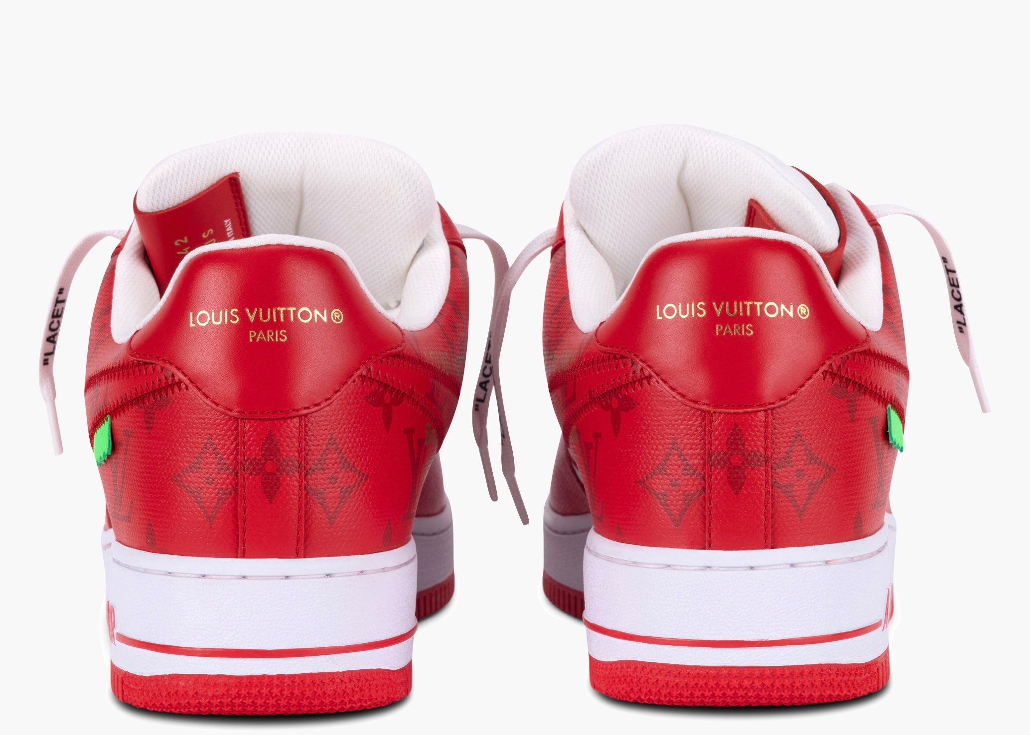 Nike Air Force 1 Low Louis Vuitton By Virgil Abloh Red | Hype Clothinga