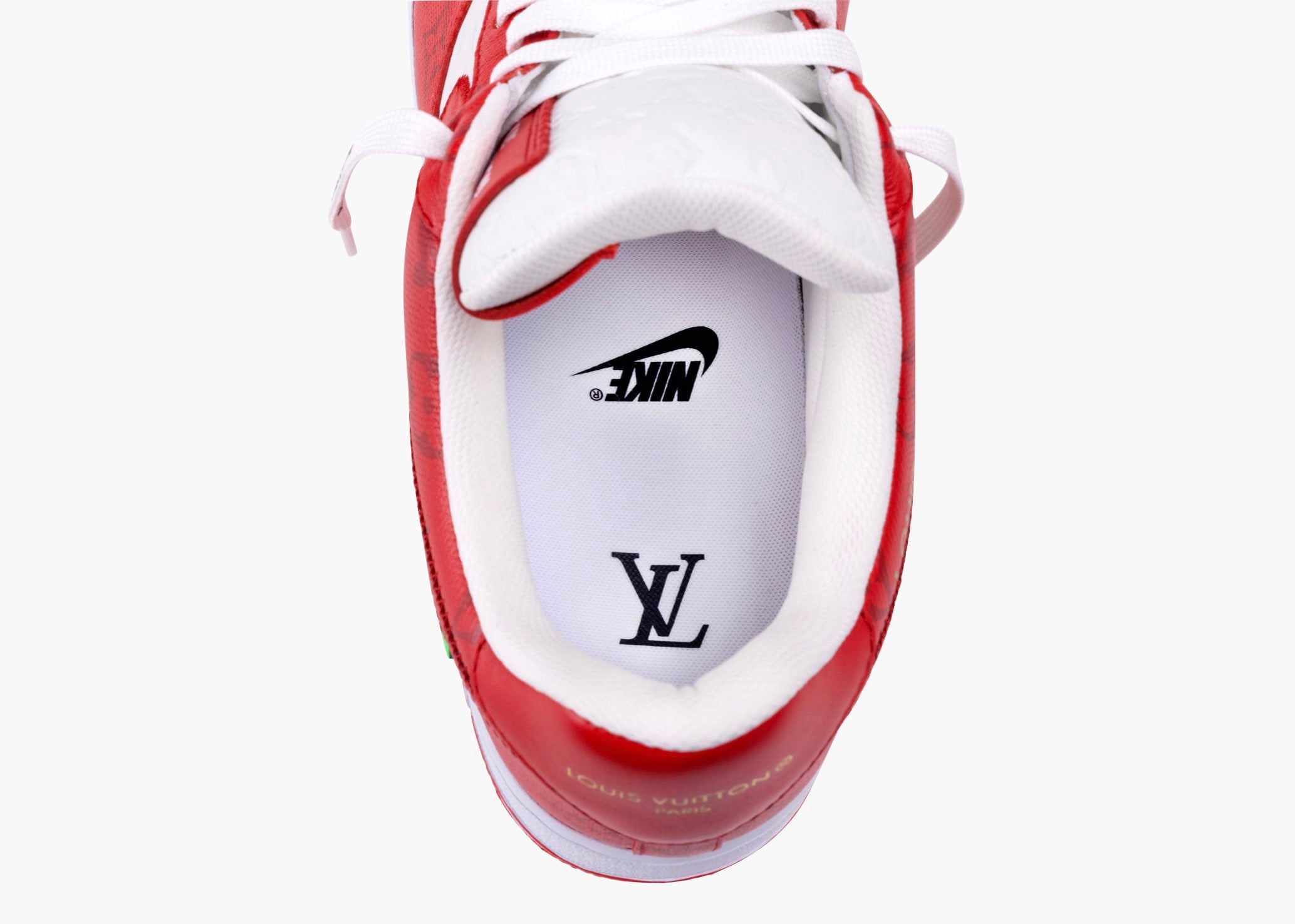 Nike Air Force 1 Low Louis Vuitton By Virgil Abloh Red | Hype Clothinga