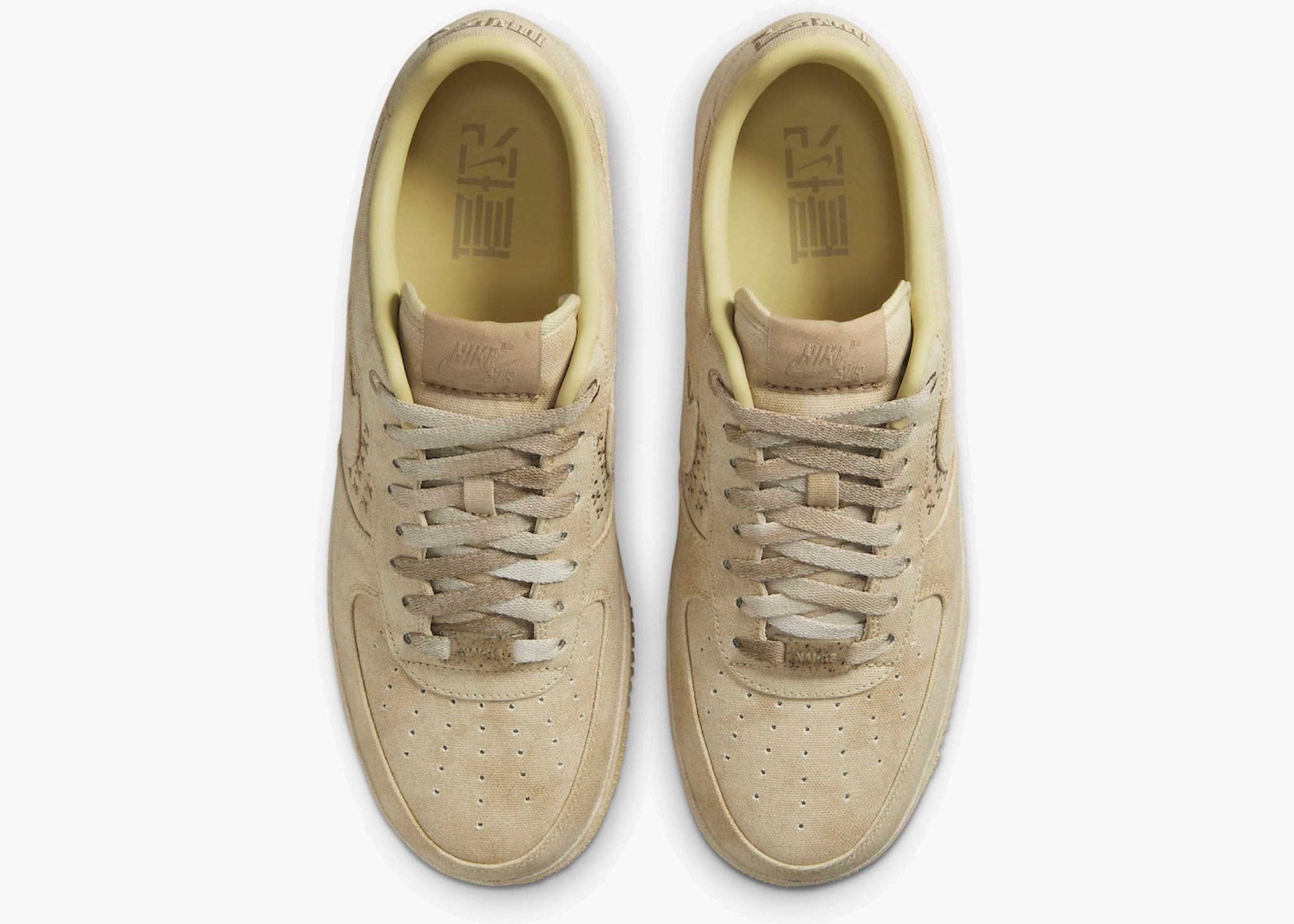 Nike Air Force 1 Low NAI-KE Tan Canvas Hype Clothinga Limited Edition