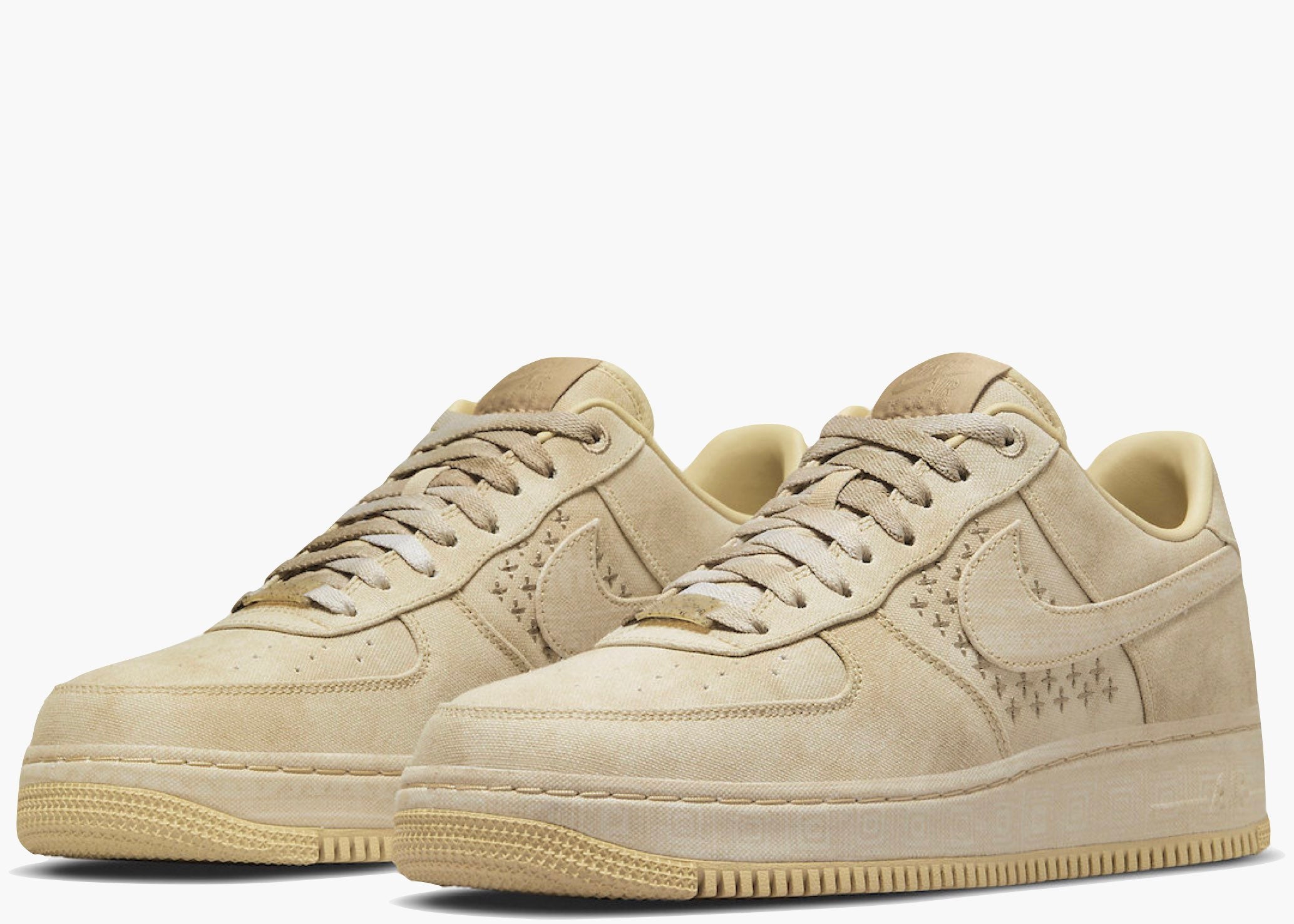 Nike Air Force 1 Low NAI-KE Tan Canvas Hype Clothinga Limited Edition