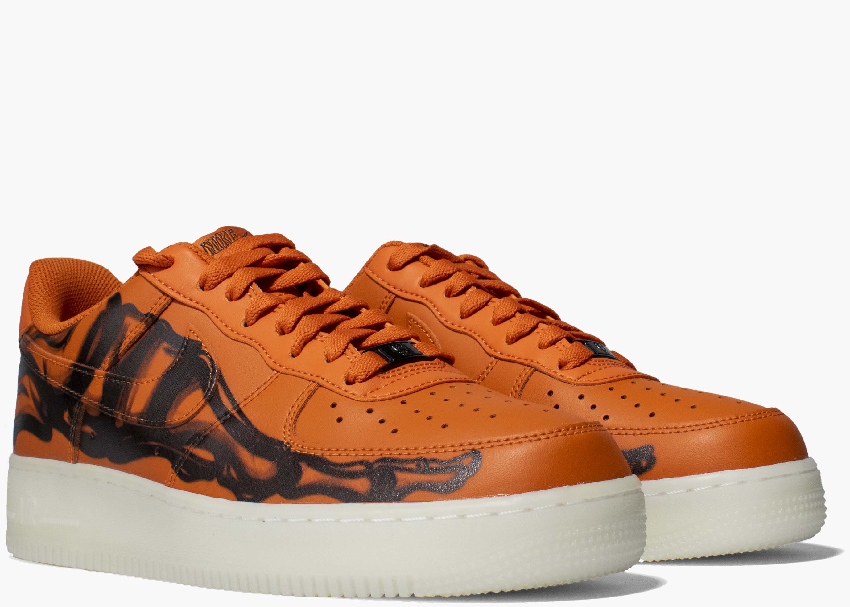 Nike Air Force 1 Low Orange Skeleton CU8067-800 Hype Clothinga Limited Edition