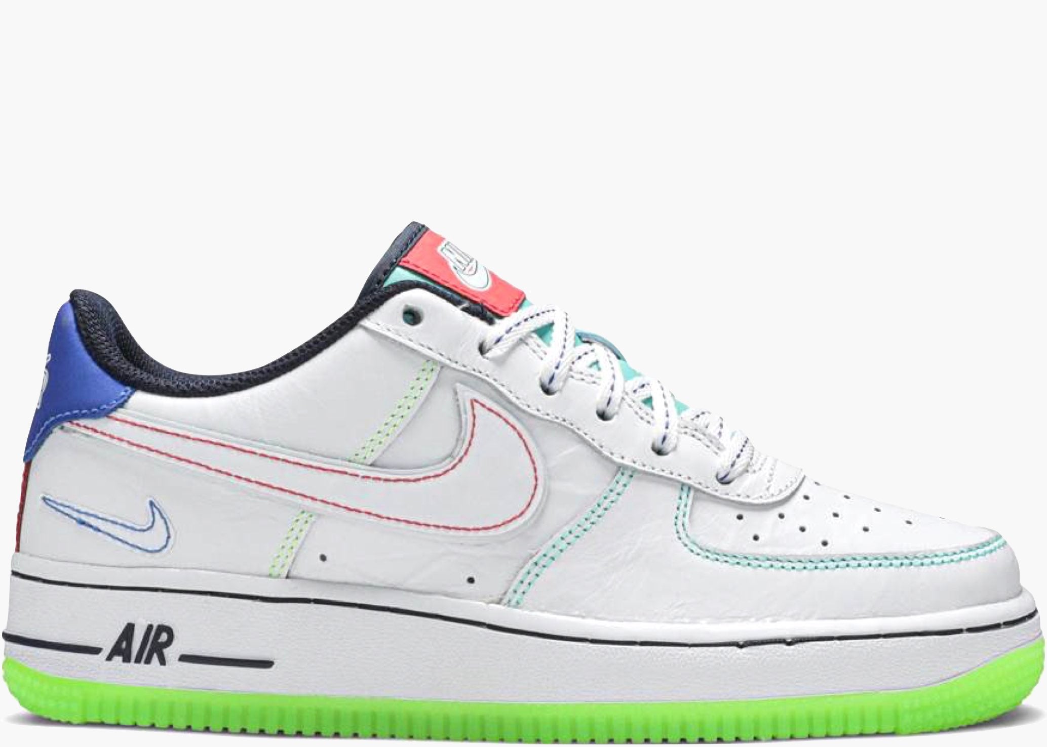 Nike Air Force 1 Low Outside The Lines (gs) CV2421-100 Hype Clothinga