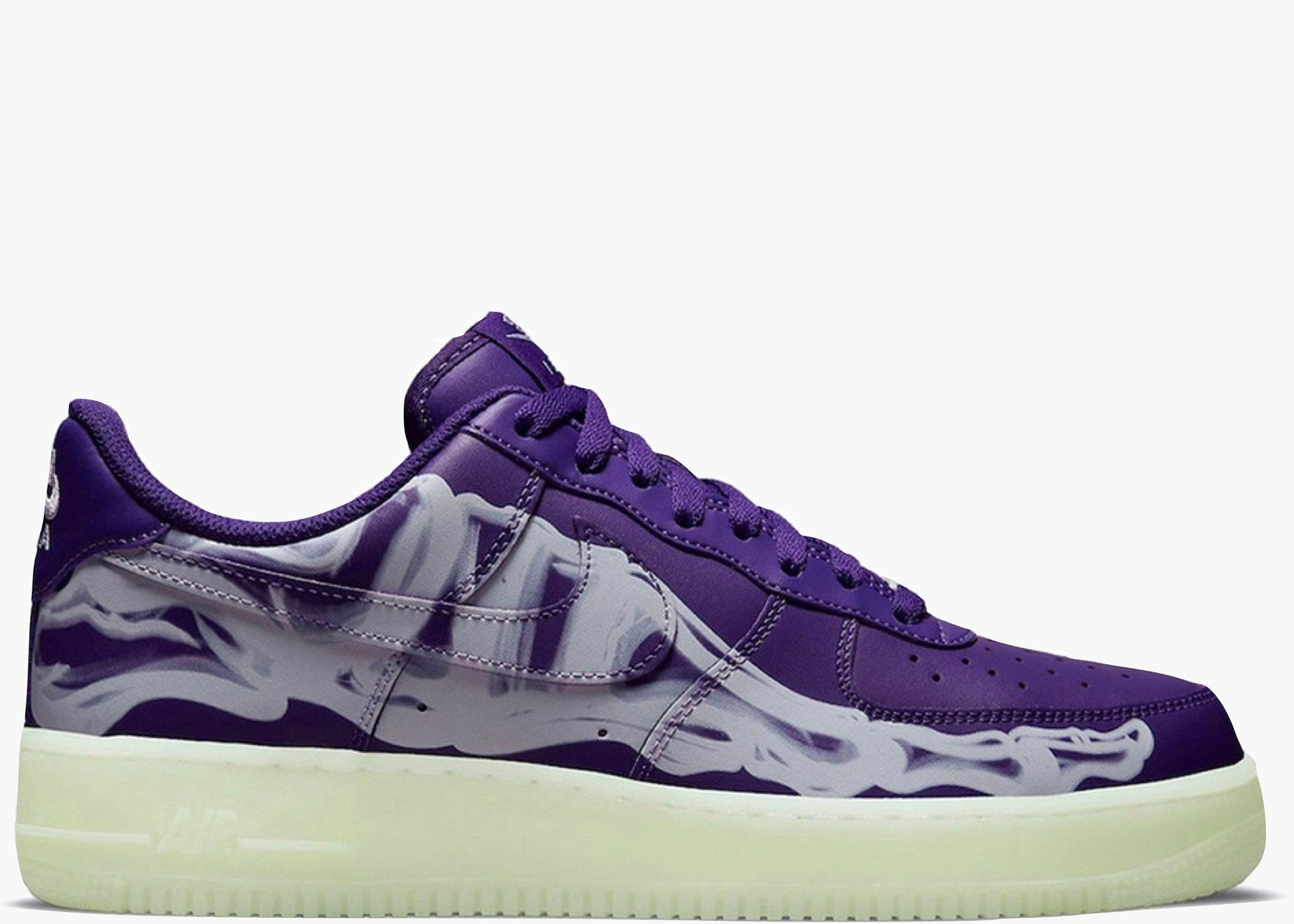 Nike Air Force 1 Low Purple Skeleton Halloween (2021)