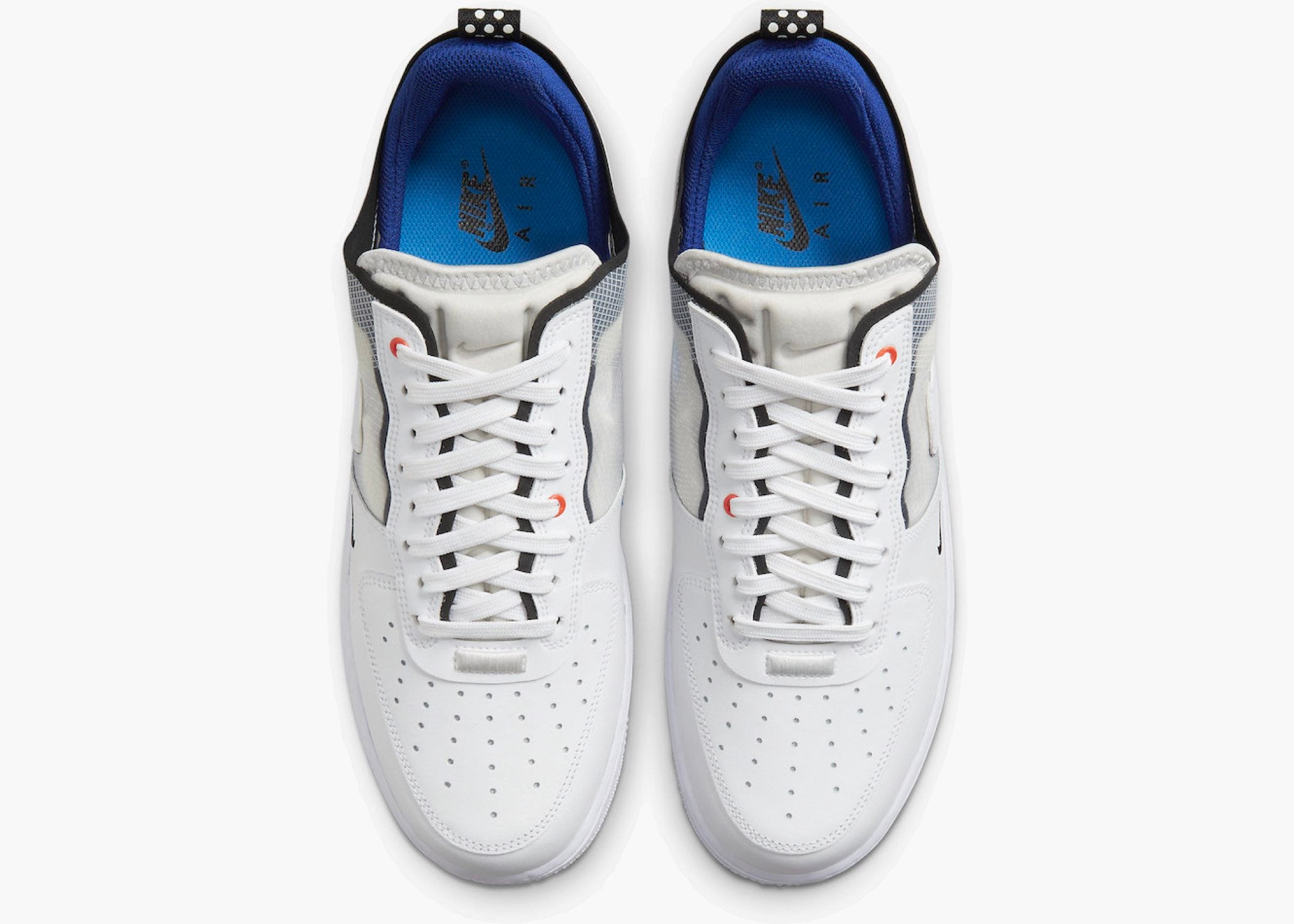 Nike Air Force 1 Low React Split White Photo Blue Hype Clothinga Limited Edion