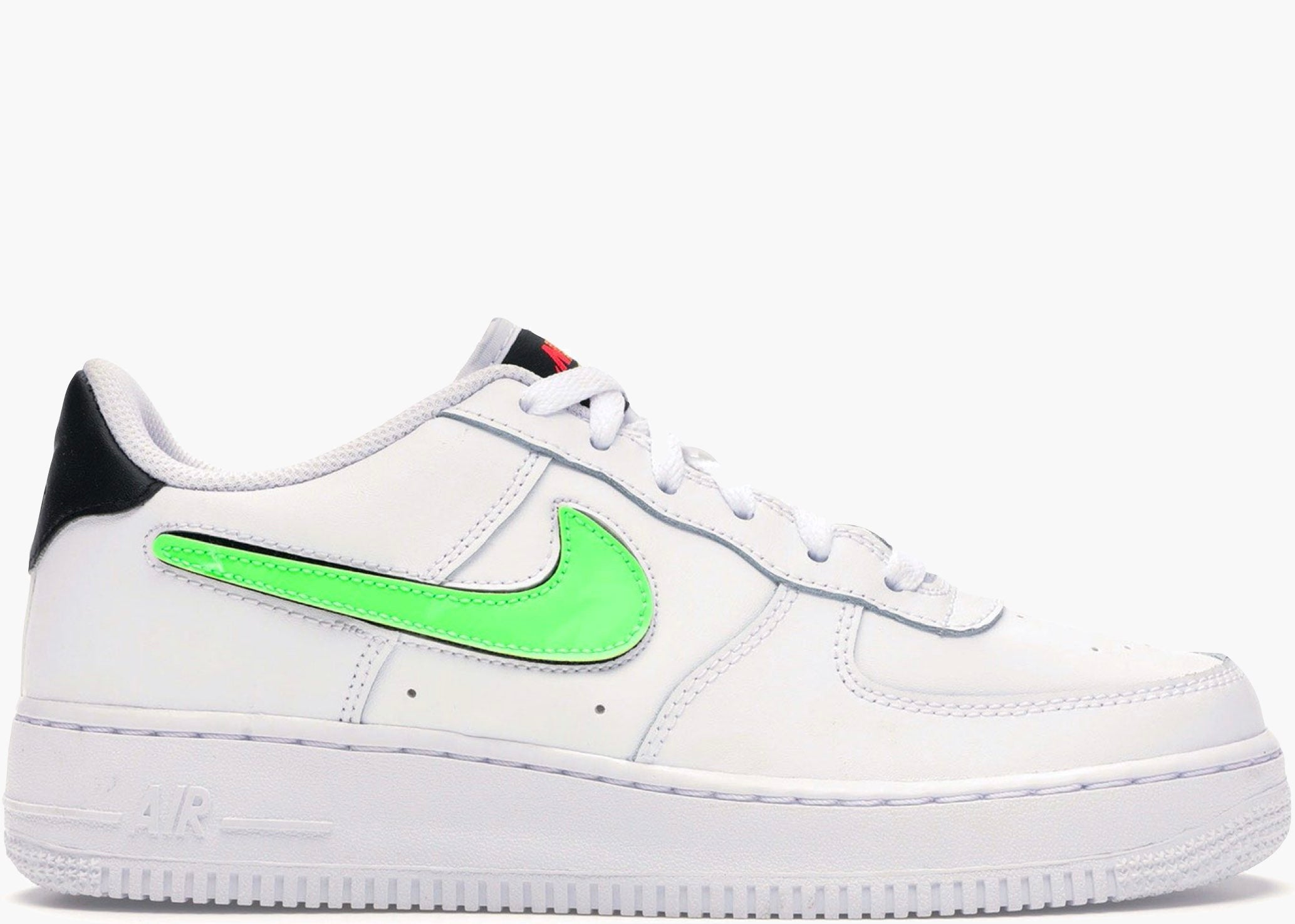Nike Air Force 1 Low Removable Swoosh White Green Strike (gs) 3f0d401d Hype Clothinga
