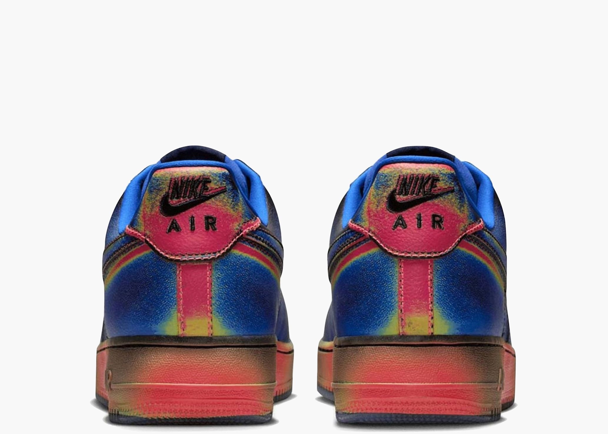 Nike Air Force 1 Low Retro Heat Map Black Racer Blue IB6834-001 Hype Clothinga Limited Edition
