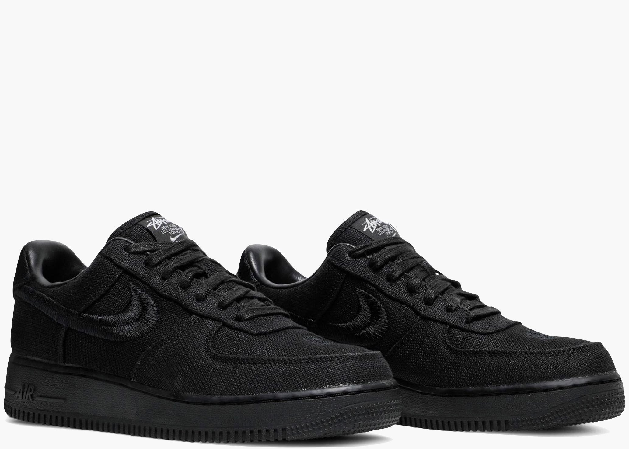 Nike Air Force 1 Low Stussy Black CZ9084-001 Hype Clothinga