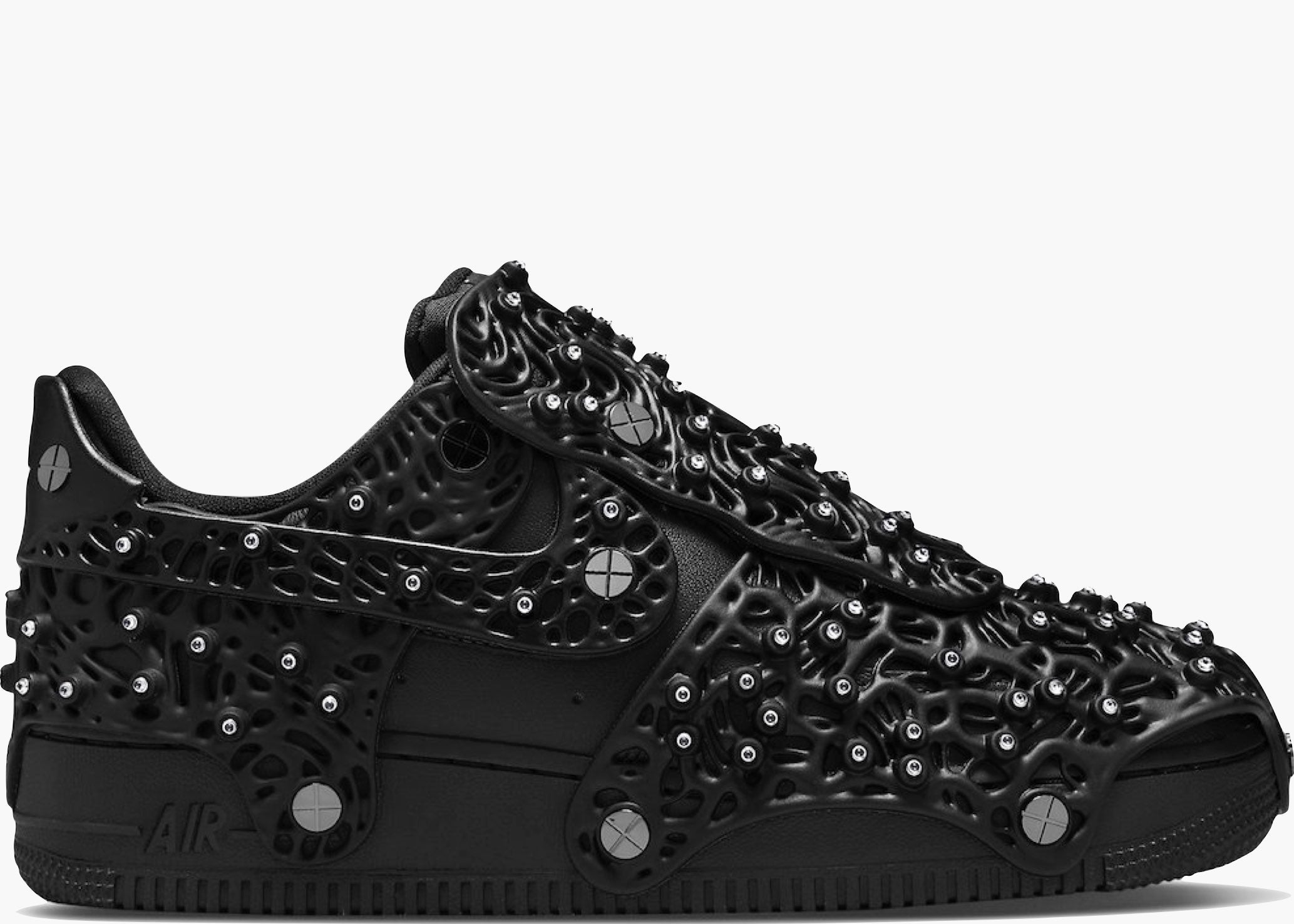 Nike Air Force 1 Low Swarovski Retroreflective Crystals Black (W) Hype Clothinga Limited Edition