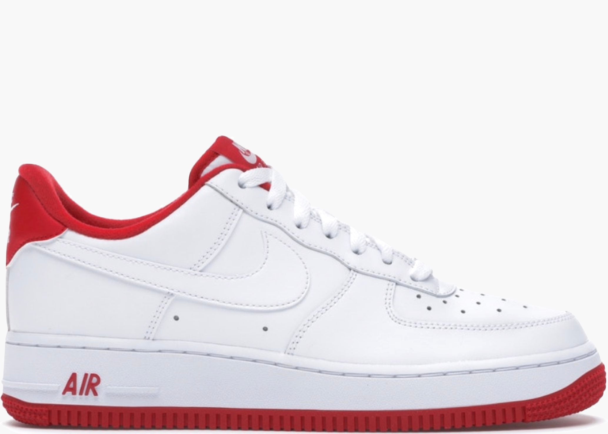 Nike Air Force 1 Low White University Red CD0884-101 Hype Clothinga