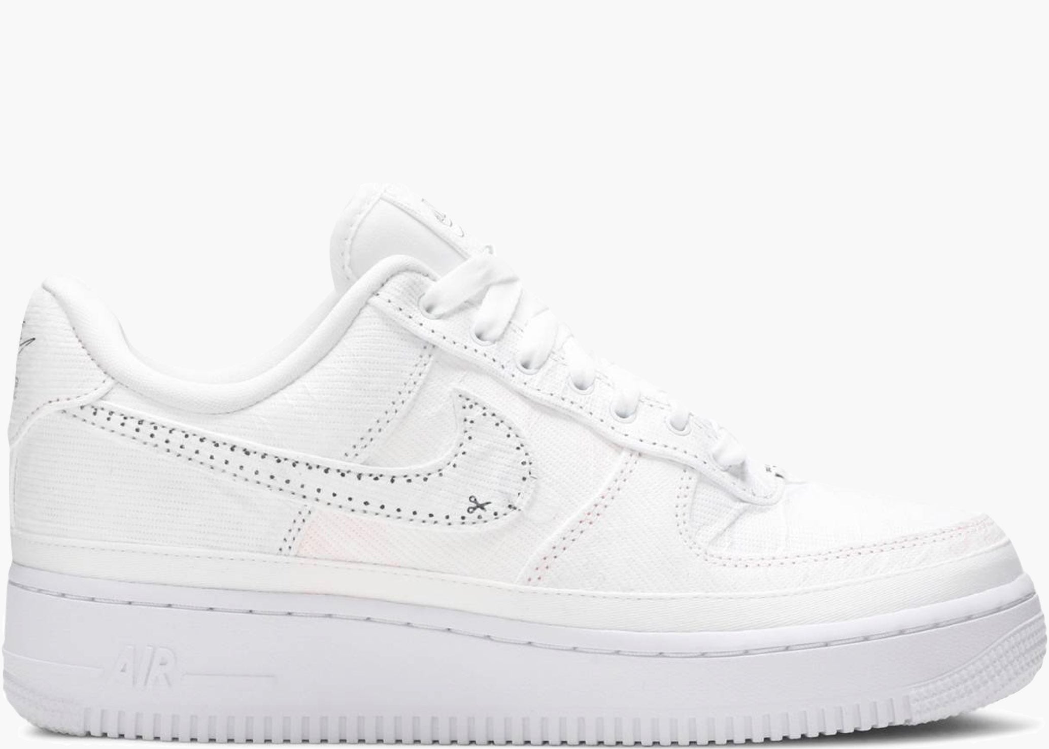 Nike Air Force 1 Lx Reveal Black Swoosh (w) CJ1650-100 Hype Clothinga