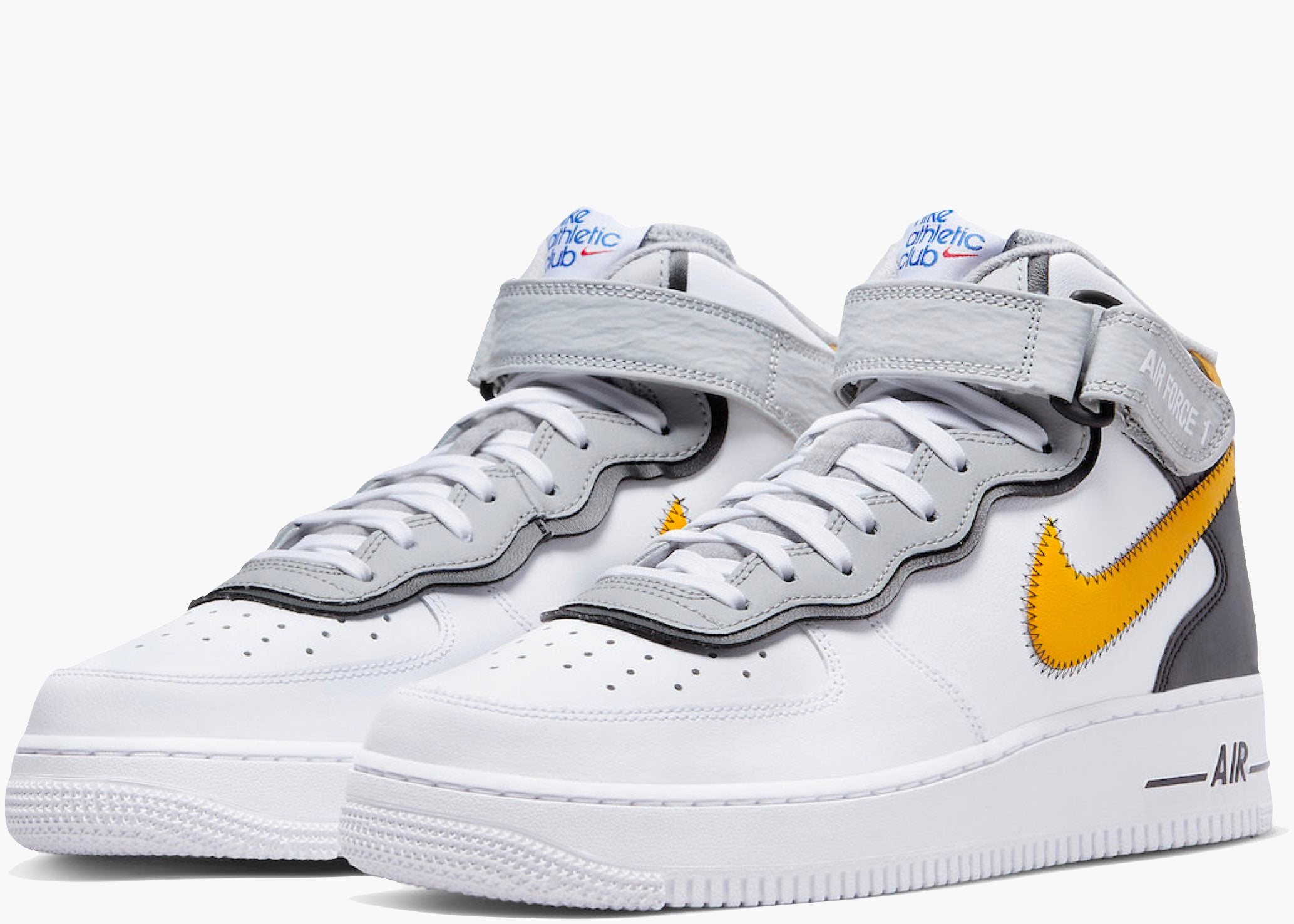 Nike Air Force 1 Mid Athletic Club White Dark Sulfur Hype Clothinga Limited Edition