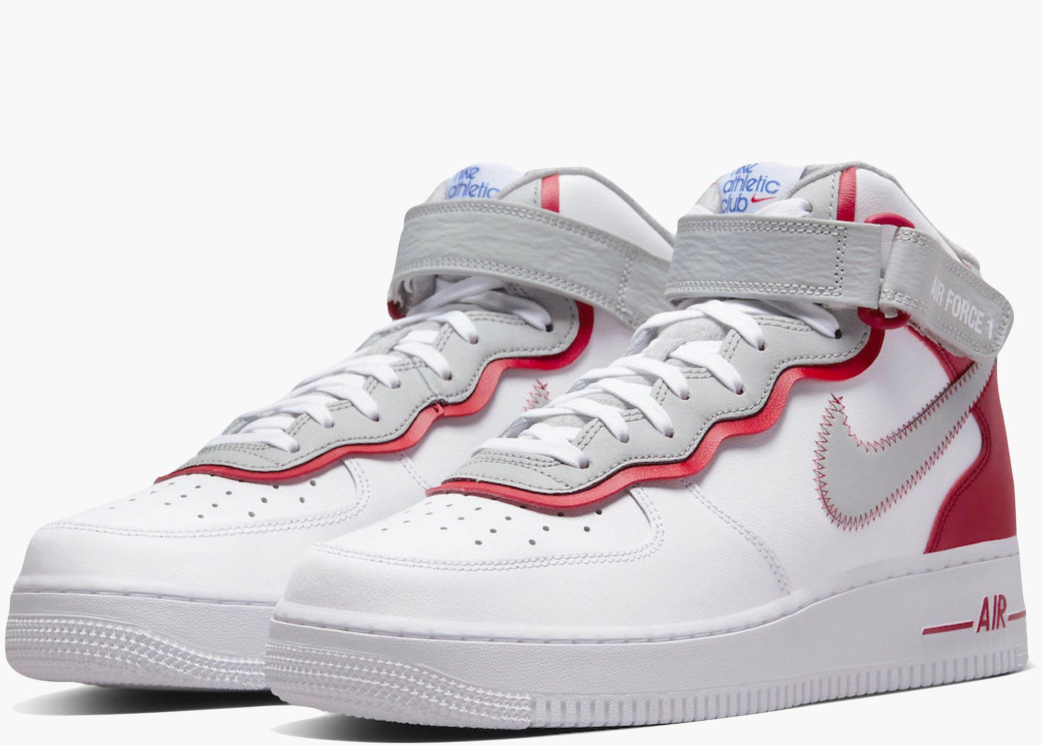 Nike Air Force 1 Mid Athletic Club White Gym Red Hype Clothinga Limited Edition