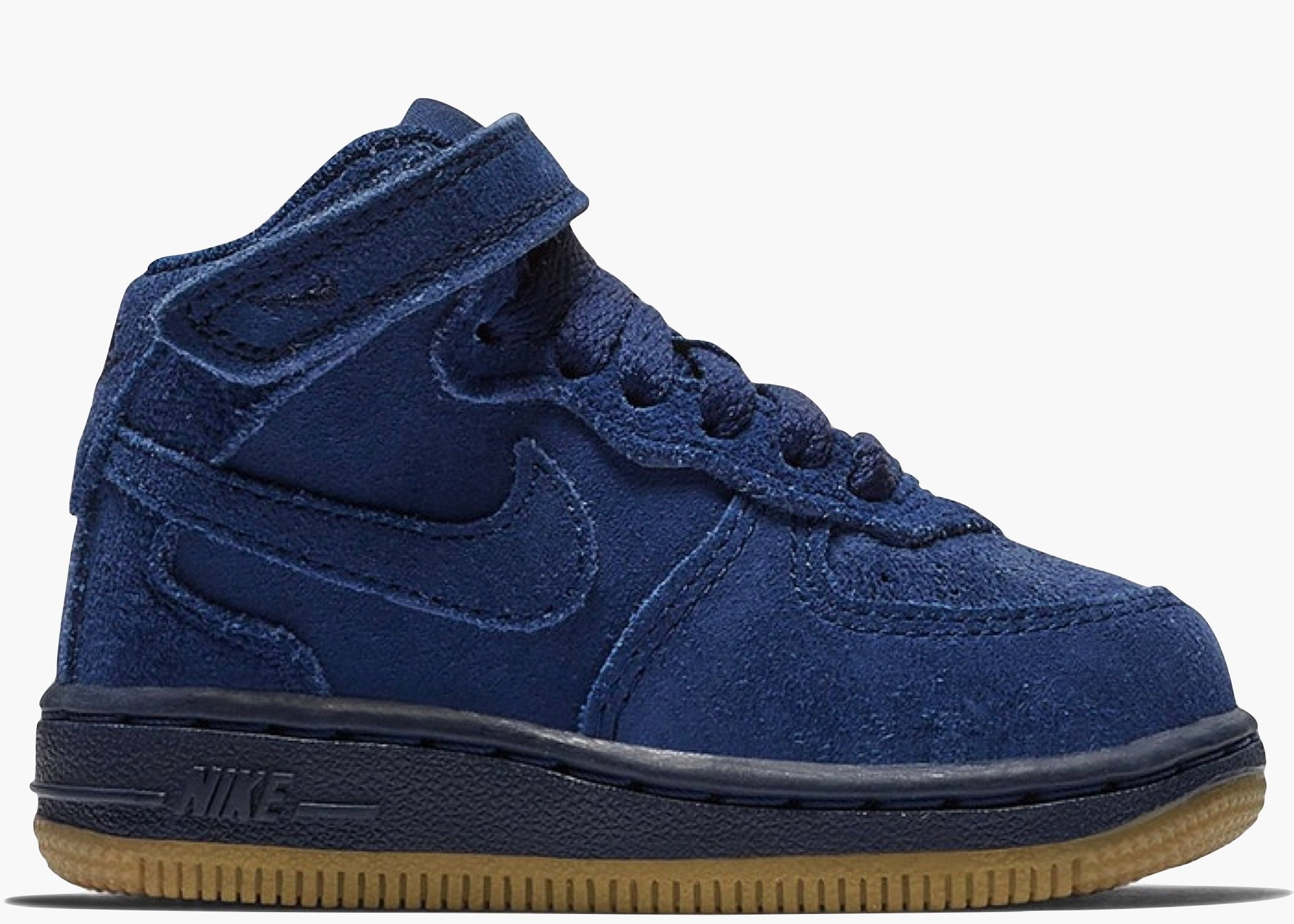 Nike Air Force 1 Mid Blue Void Gum (TD) 859338-401 Hype Clothinga