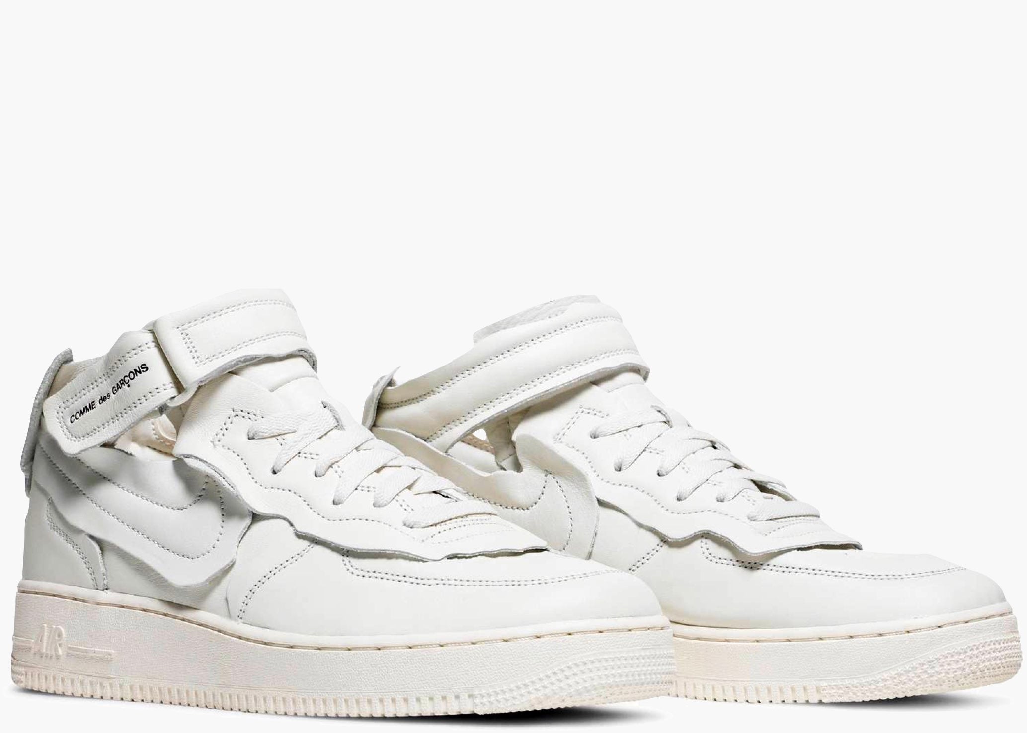Nike Air Force 1 Mid Comme des Garcons White DC3601-100 Hype Clothinga