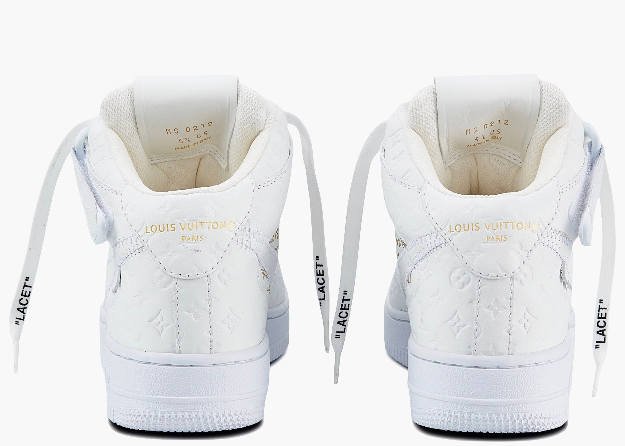 Nike Air Force 1 Mid Louis Vuitton By Virgil Abloh White | Hype Clothinga