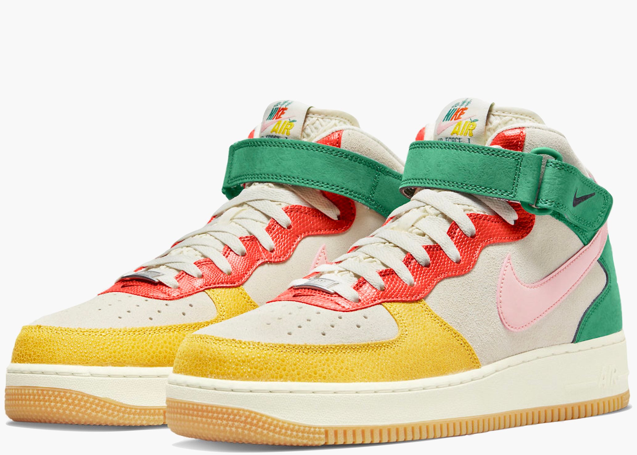 Nike Air Force 1 Mid NH Vivid Sulfur Rush Orange Hype Clothinga Limited Edition